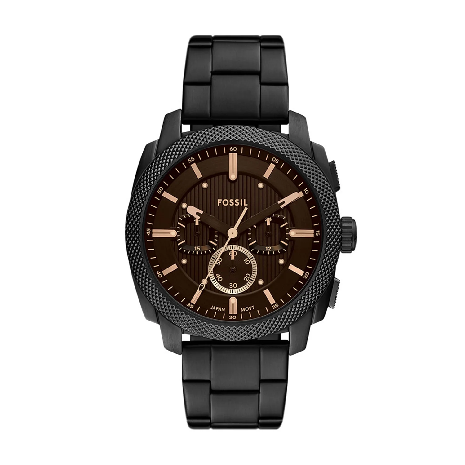 Fossil Machine Schwarze Herrenuhr FS6097