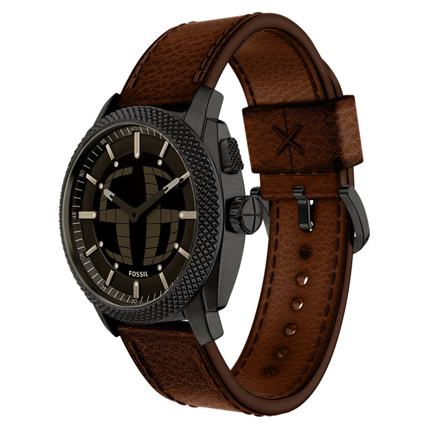 Fossil Machine Round Black Dial Watch FS6165 - Image 3