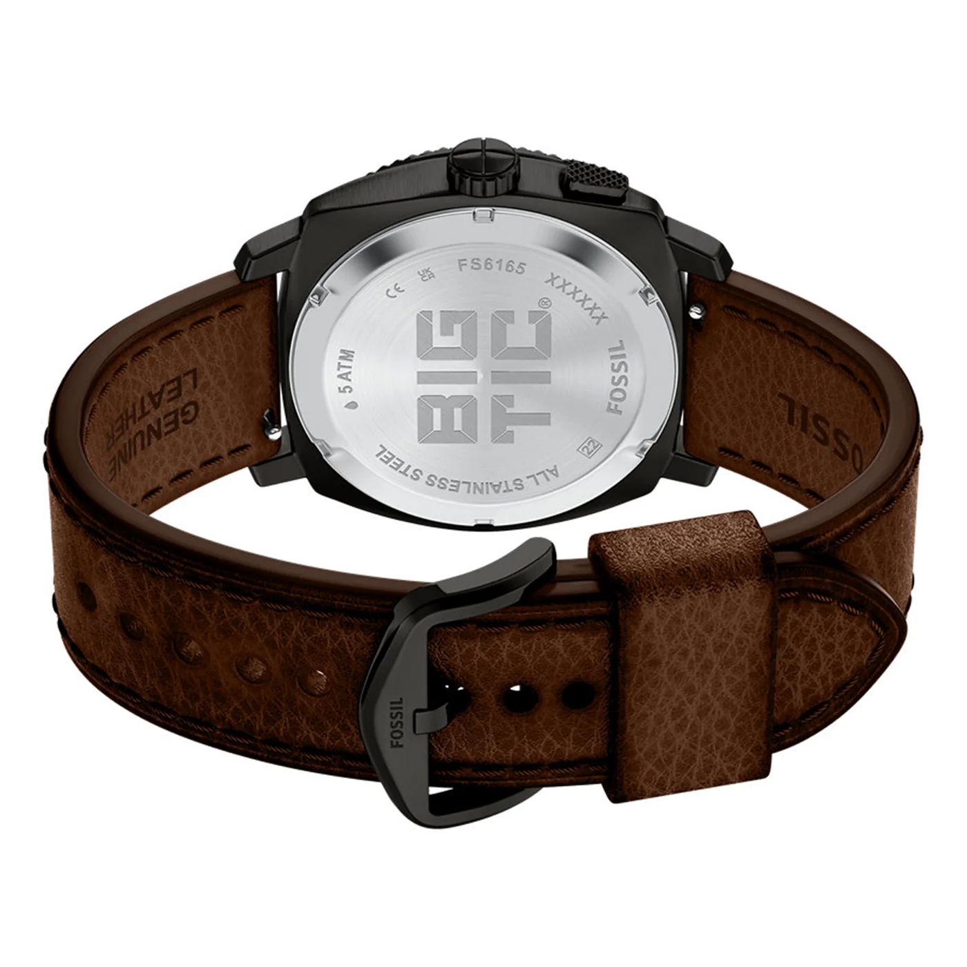 Fossil Machine Round Black Dial Watch FS6165 - Image 8