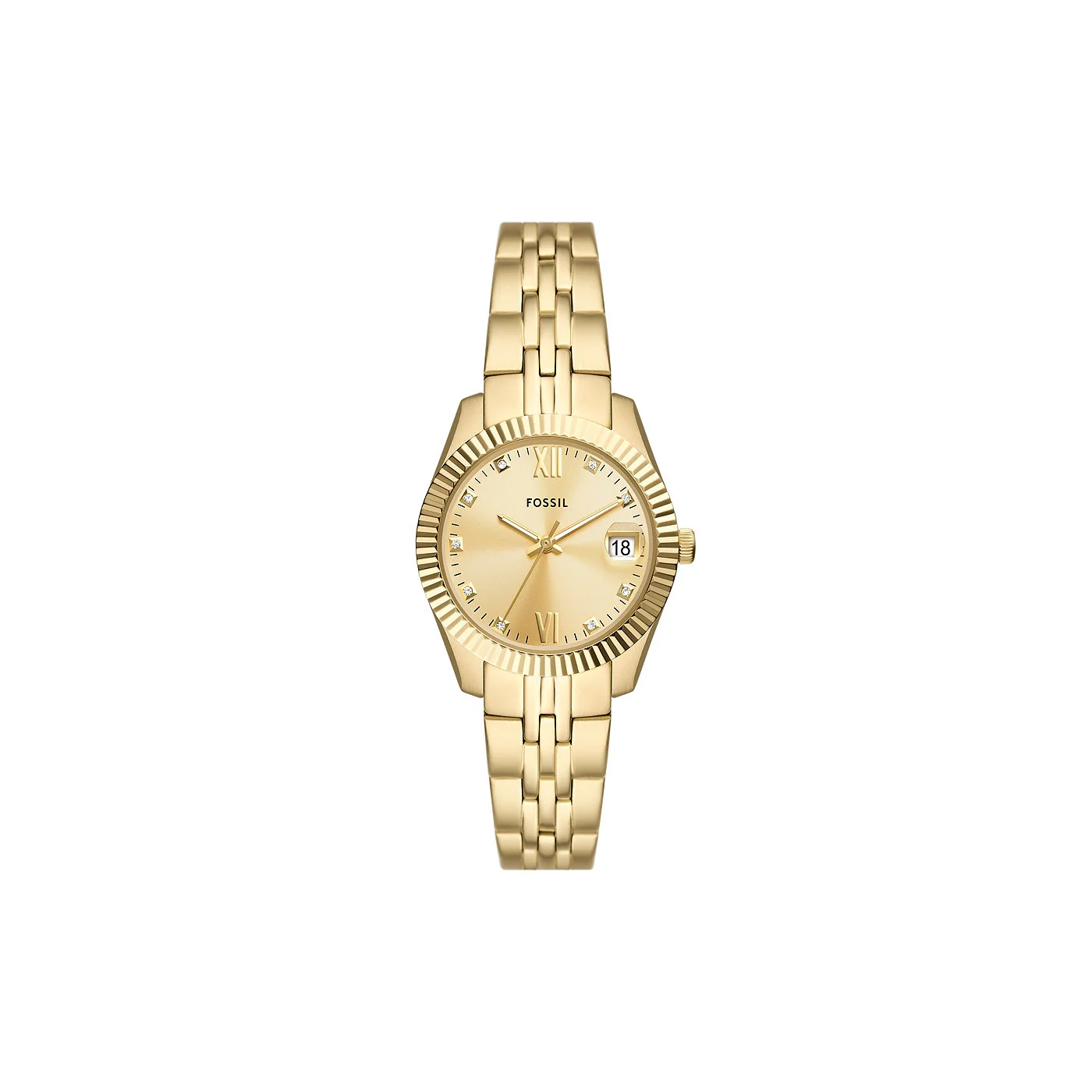 Fossil Scarlette damen Uhr Gold ES5338