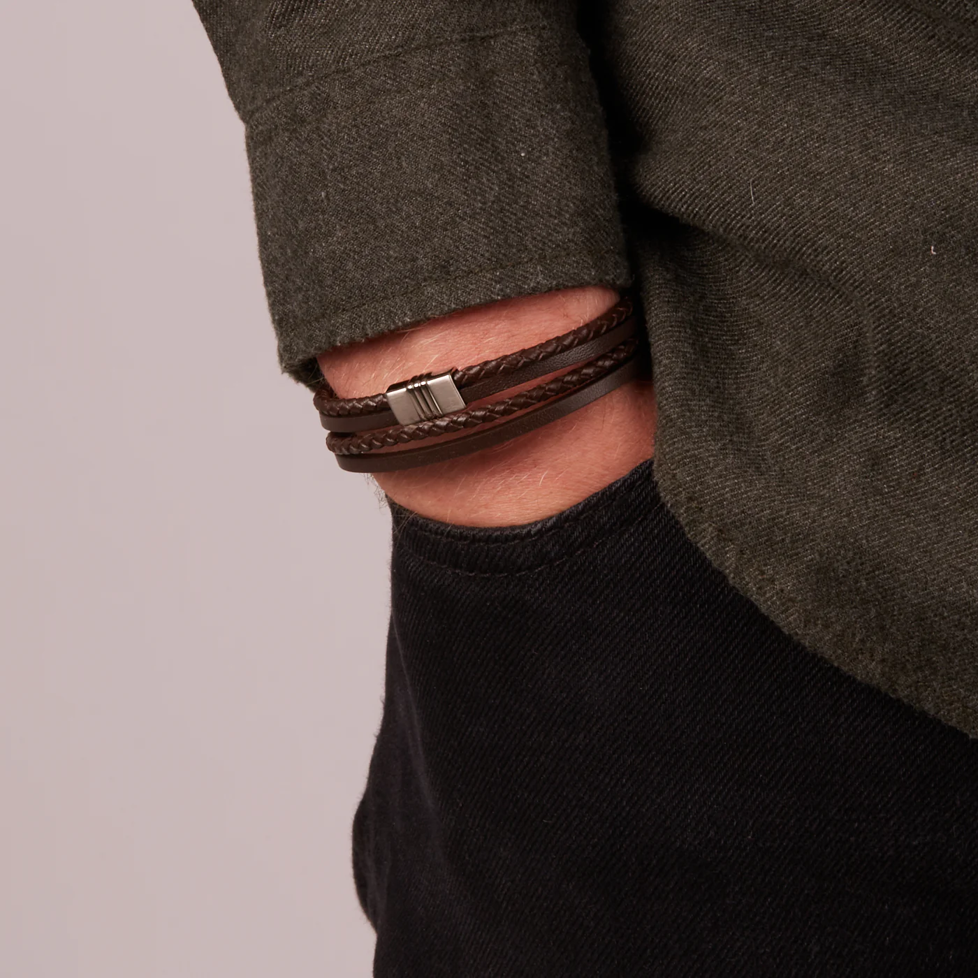 Fossil Vintage herren Armband Braun JF02934040 - Image 2