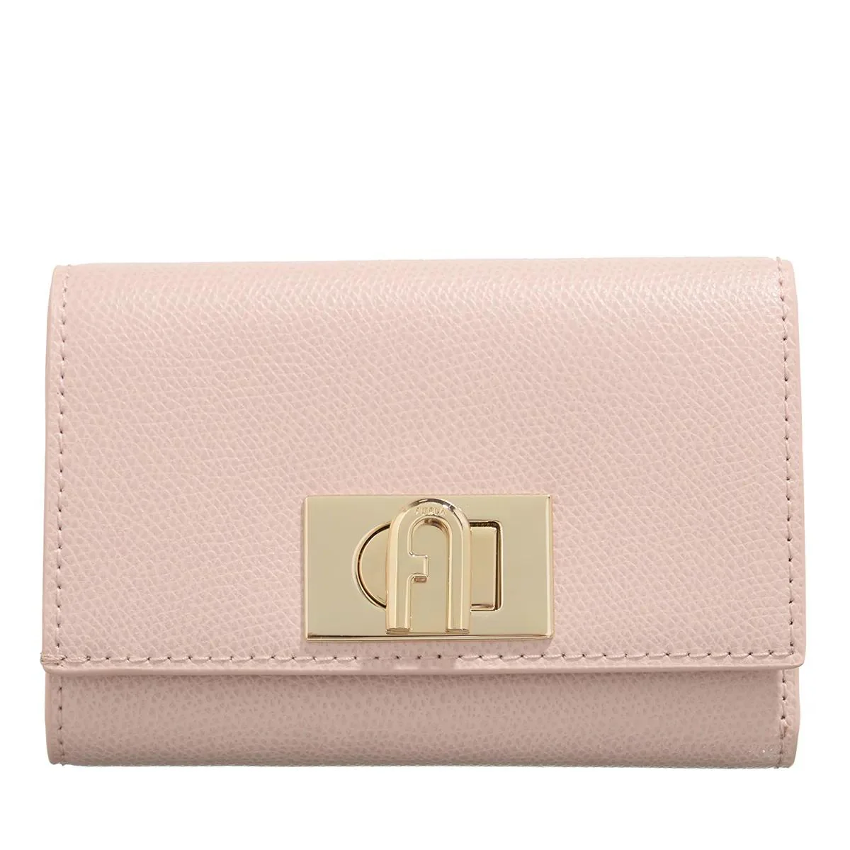 Furla 1927 Brown Leather Tri-Fold Wallet 2001-A0629296
