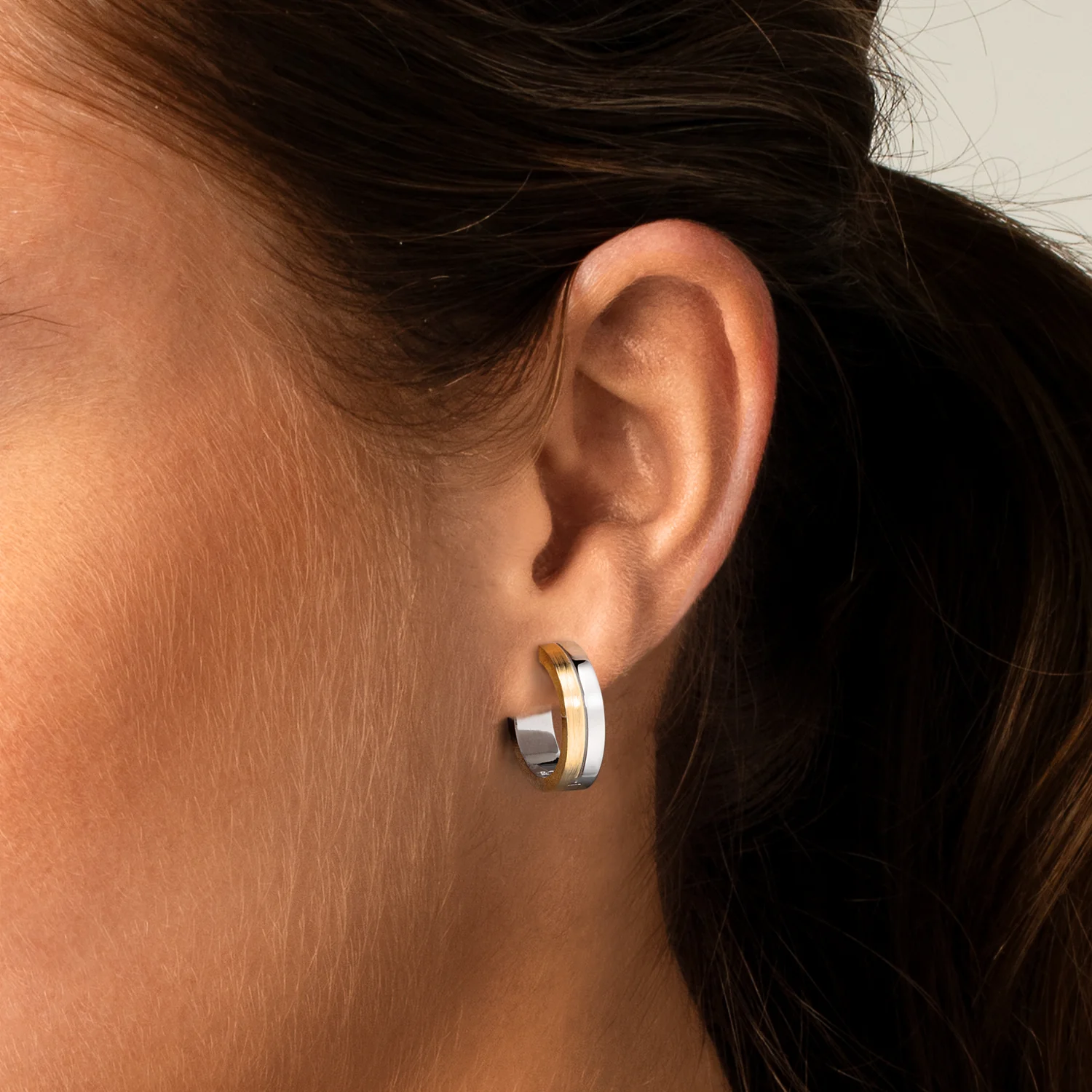 GLOW Premium Hoops 925 Sterling Silver Earrings 2002-107_3000_12 - Image 2
