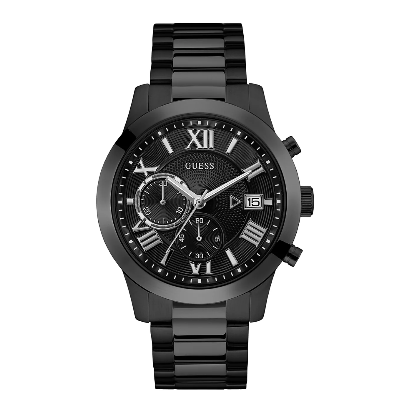 GUESS Atlas herren Uhr Schwarz W0668G5