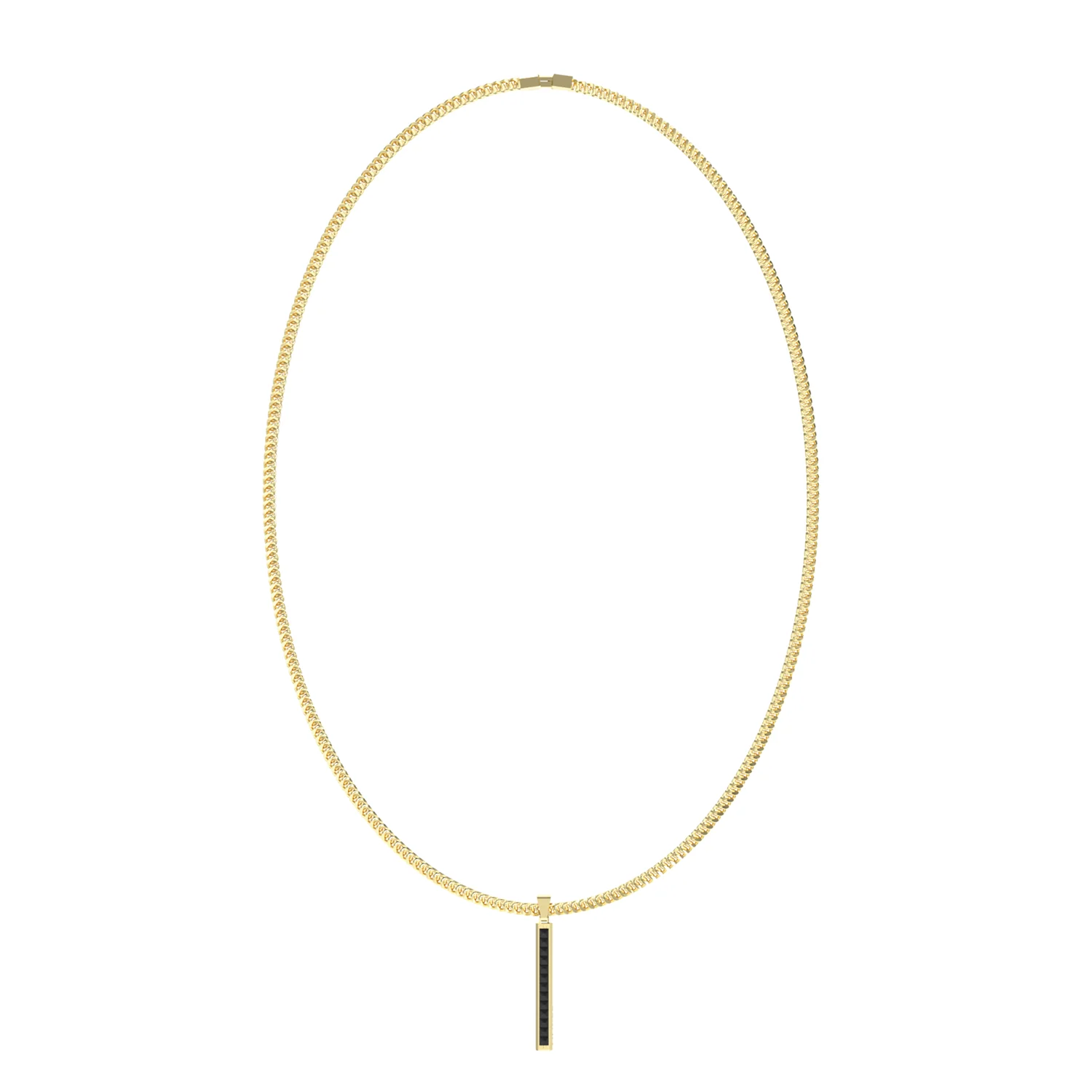 Guess Eclipse Noir Gold Necklace JUMN05098JWYGT-U