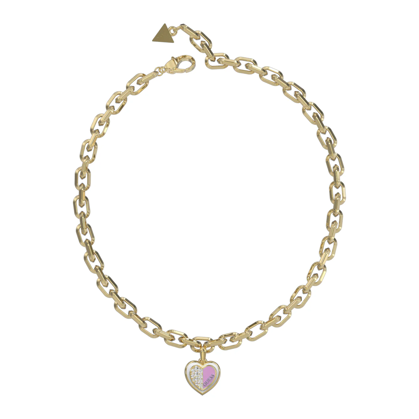 Guess LoveLy Guess Goldfarbene Kette JUBN03033JWYGLCT-U