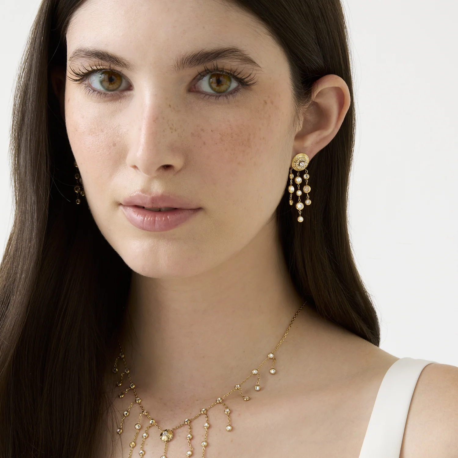 Guess Sparks Gold-coloured Earrings JUBE06275JWYGT-U - Image 2