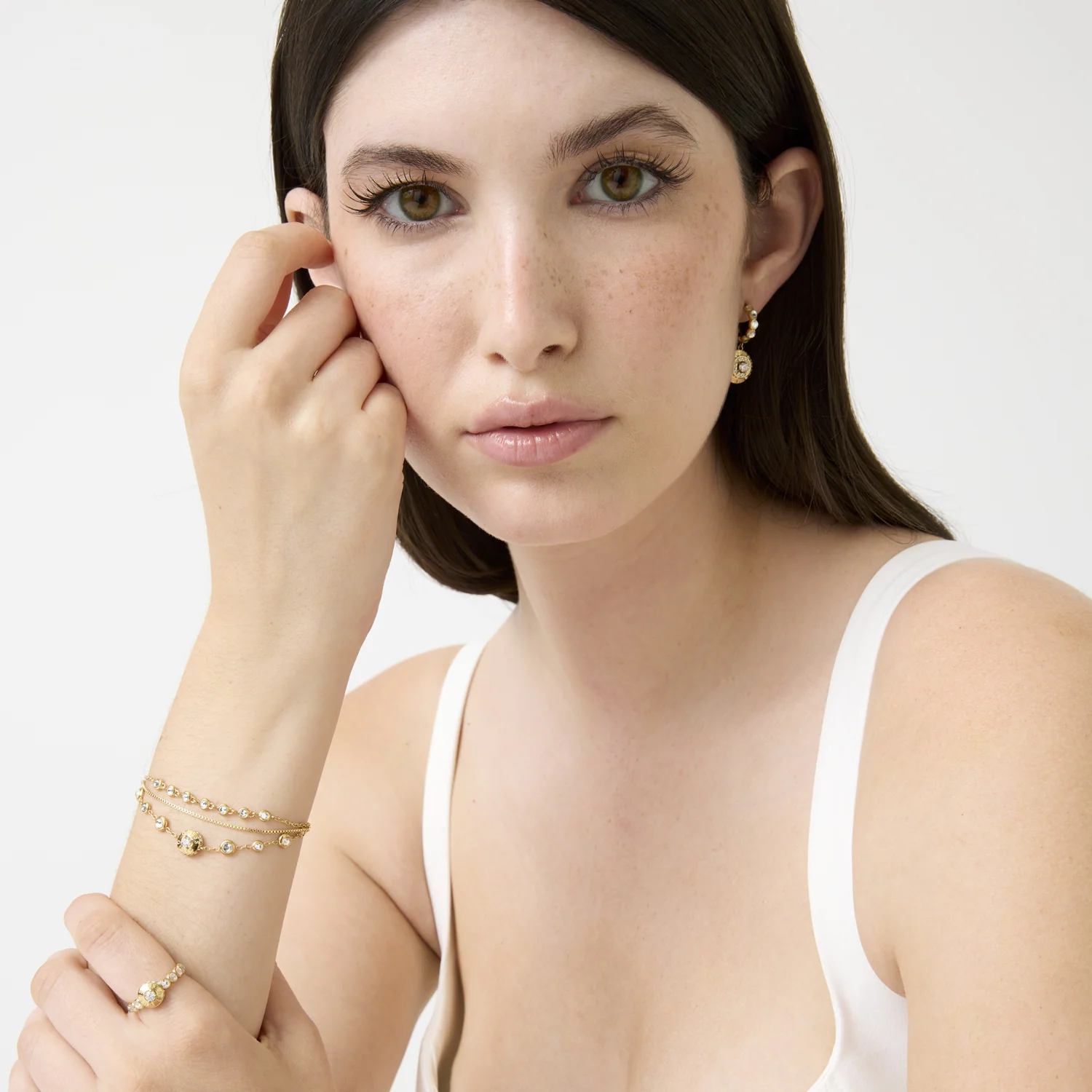 Guess Sparks Gold-coloured Earrings JUBE06284JWYGT-U - Image 2