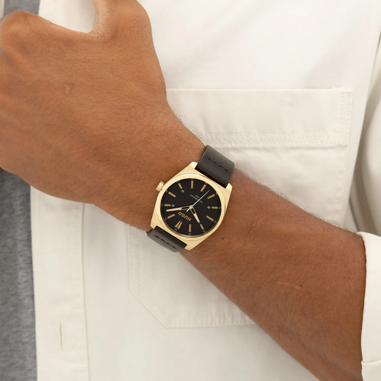 Hugo Boss #ARK Goldene Herrenuhr HU1530438 - Image 2