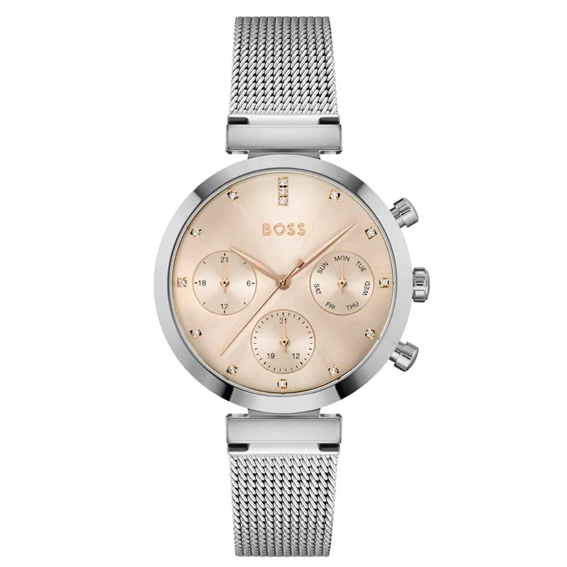 Hugo Boss BOSS Flawless Rosé-coloured Women's Watch 2002-HB1502625