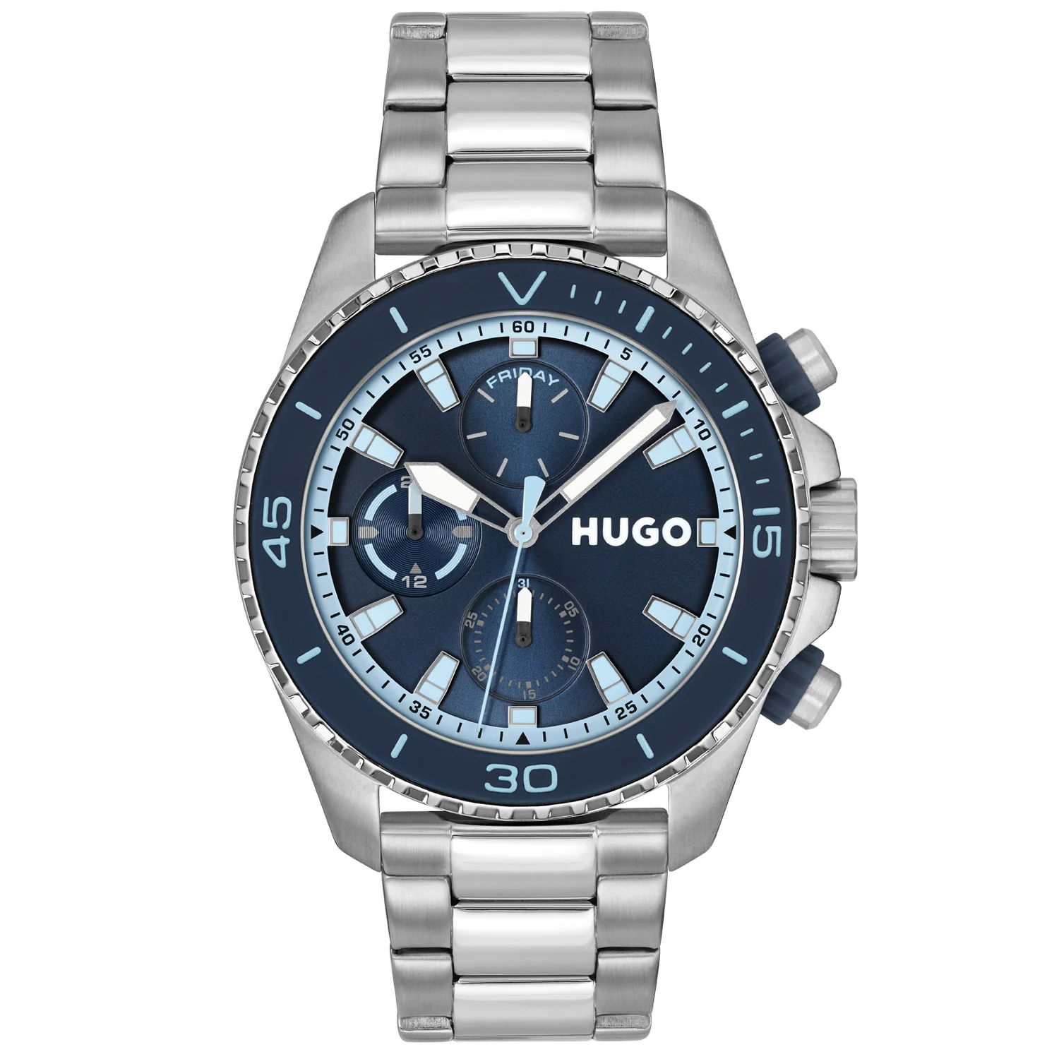 Hugo Boss #DIVE Silberne Herrenuhr HU1530429