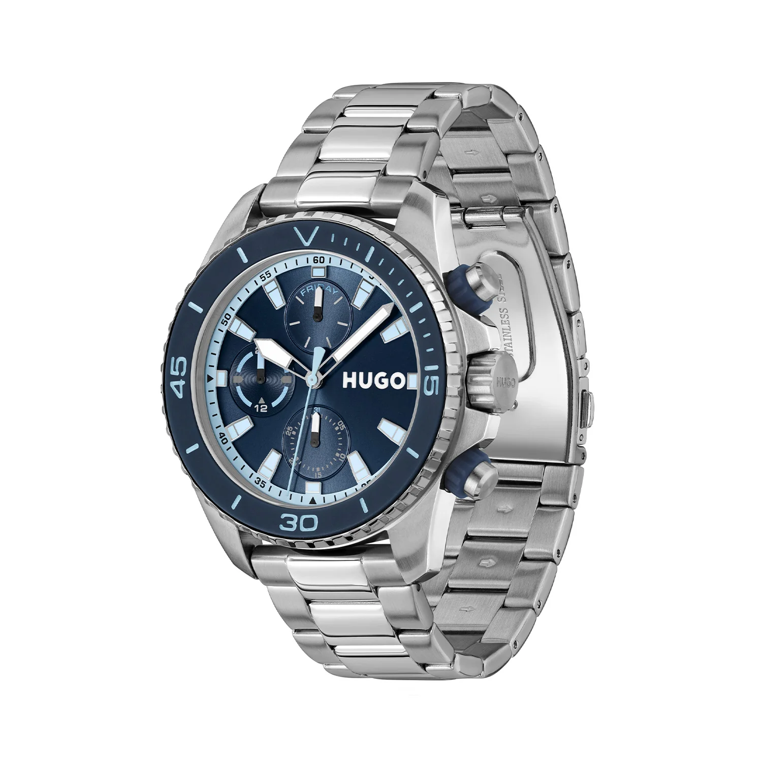 Hugo Boss #DIVE Silberne Herrenuhr HU1530429 - Image 3