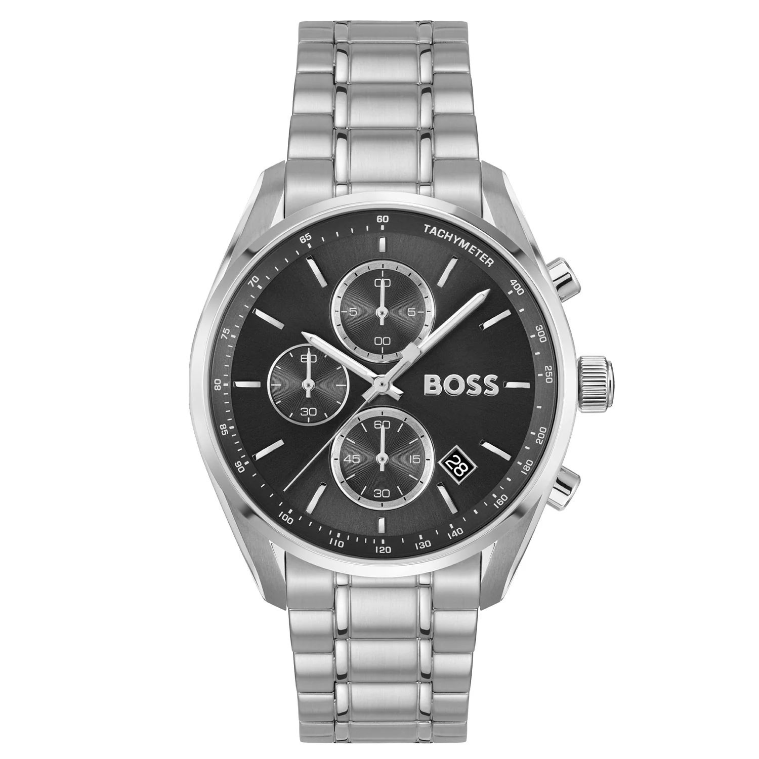 Hugo Boss Grand Prix 40 Silberne Herrenuhr HB1514259