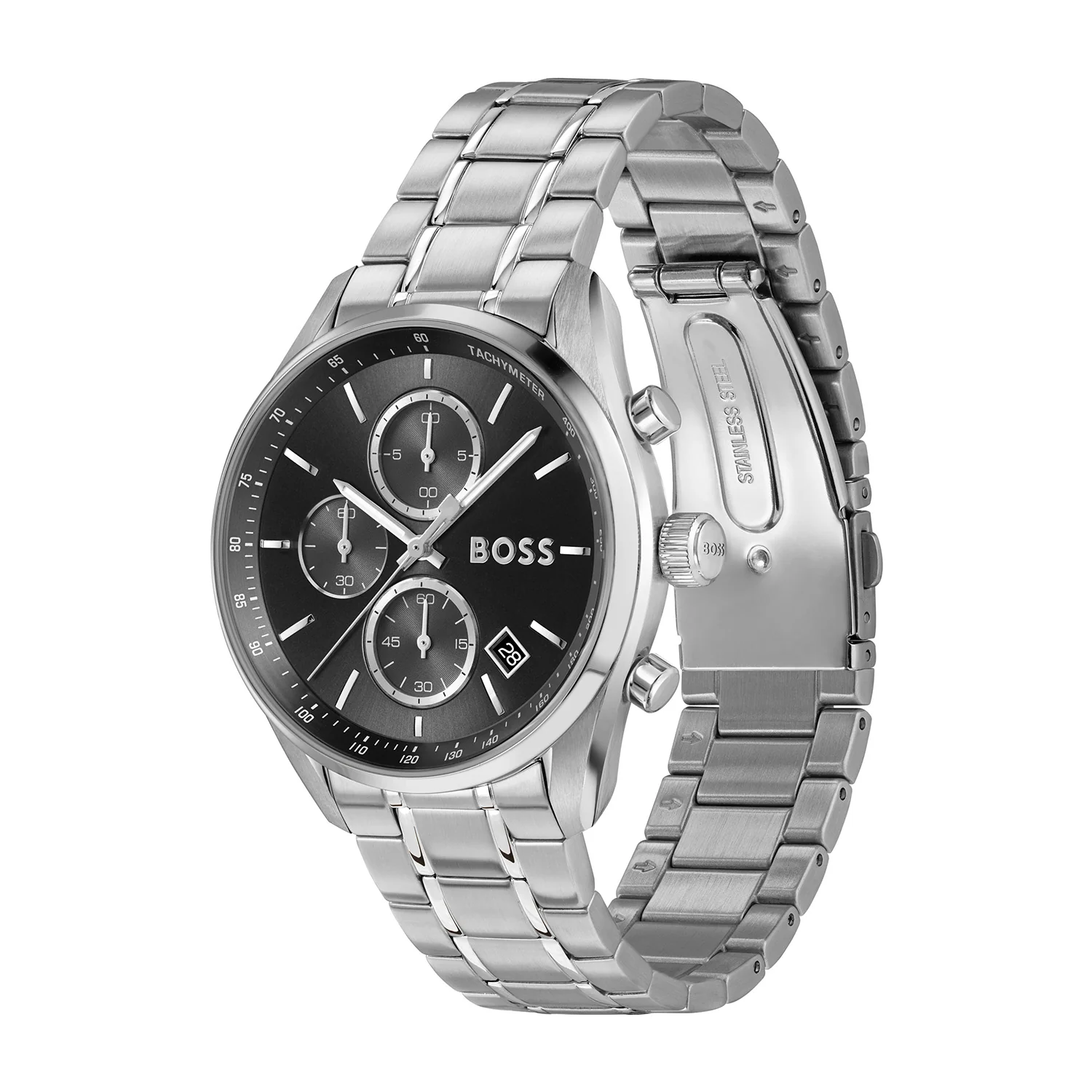 Hugo Boss Grand Prix 40 Silberne Herrenuhr HB1514259 - Image 2