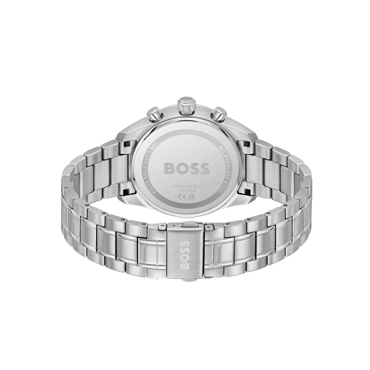 Hugo Boss Grand Prix 40 Silberne Herrenuhr HB1514259 - Image 4