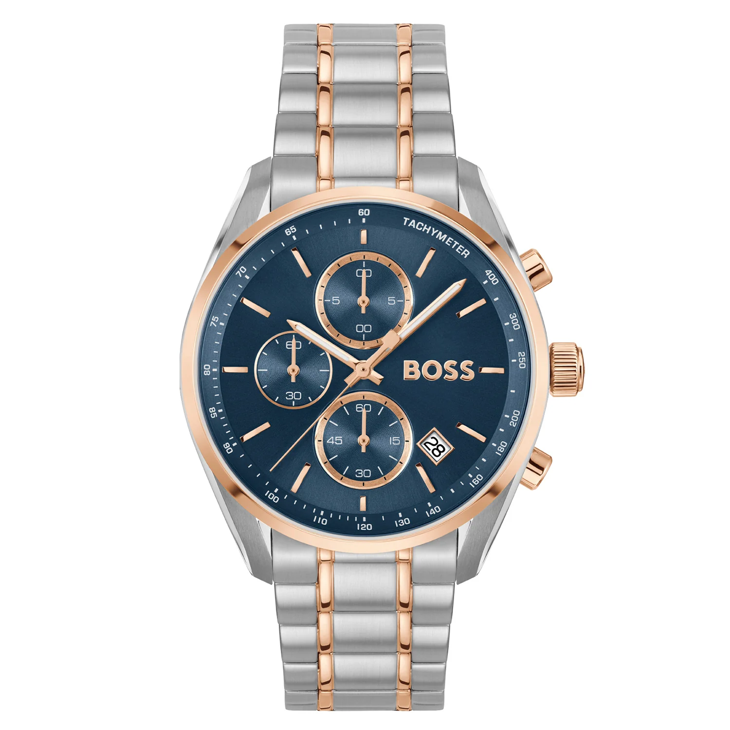 Hugo Boss Grand Prix 40 Silberne Herrenuhr HB1514260