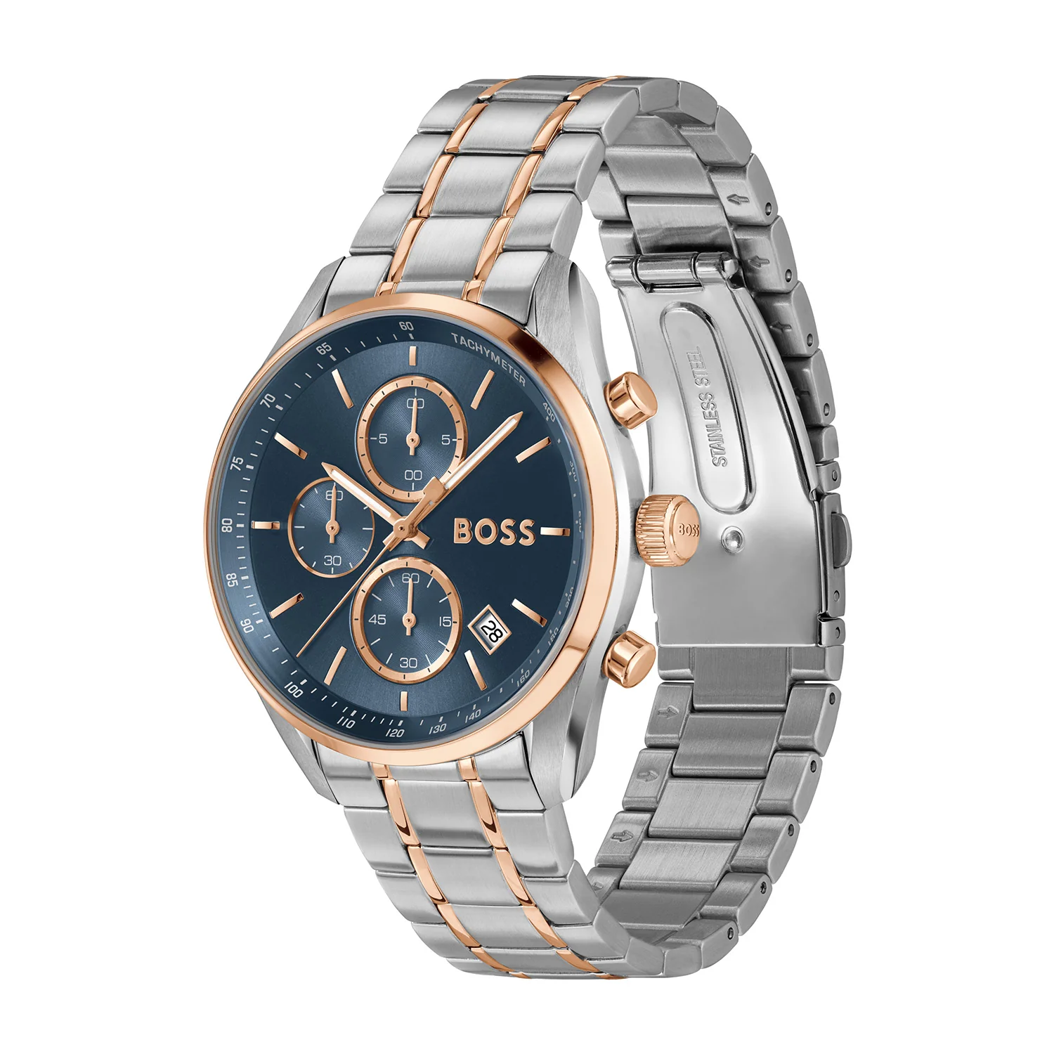 Hugo Boss Grand Prix 40 Silberne Herrenuhr HB1514260 - Image 2
