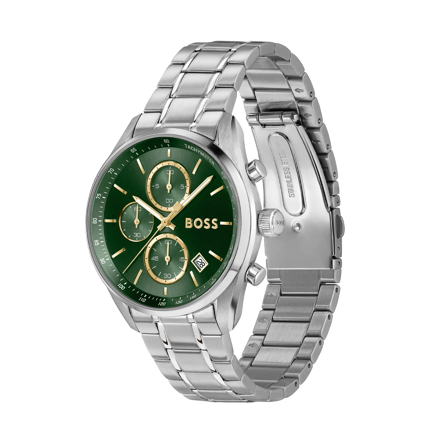 Hugo Boss Grand Prix 40 Silberne Herrenuhr HB1514265 - Image 2
