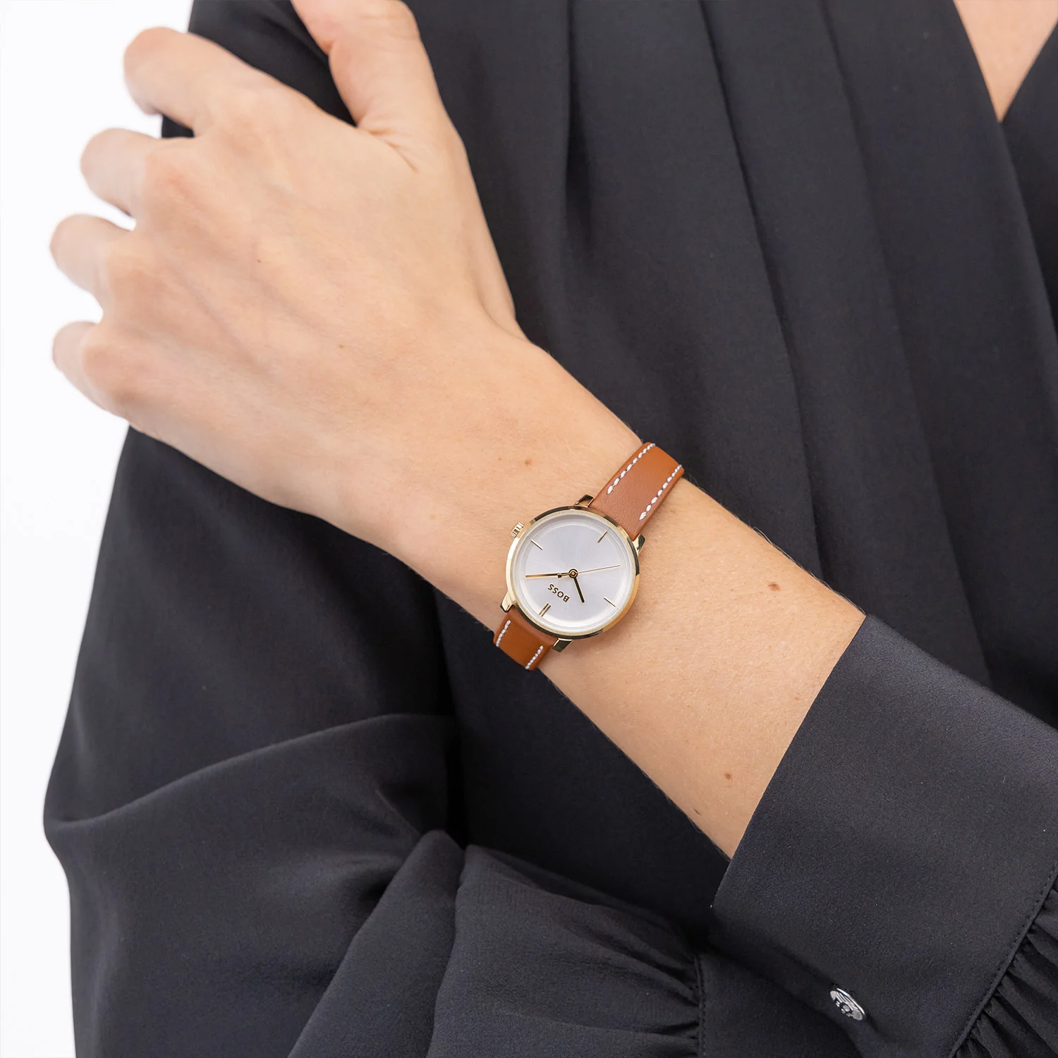 Hugo Boss Lucia Goldene Damenuhr HB1502817 - Image 3