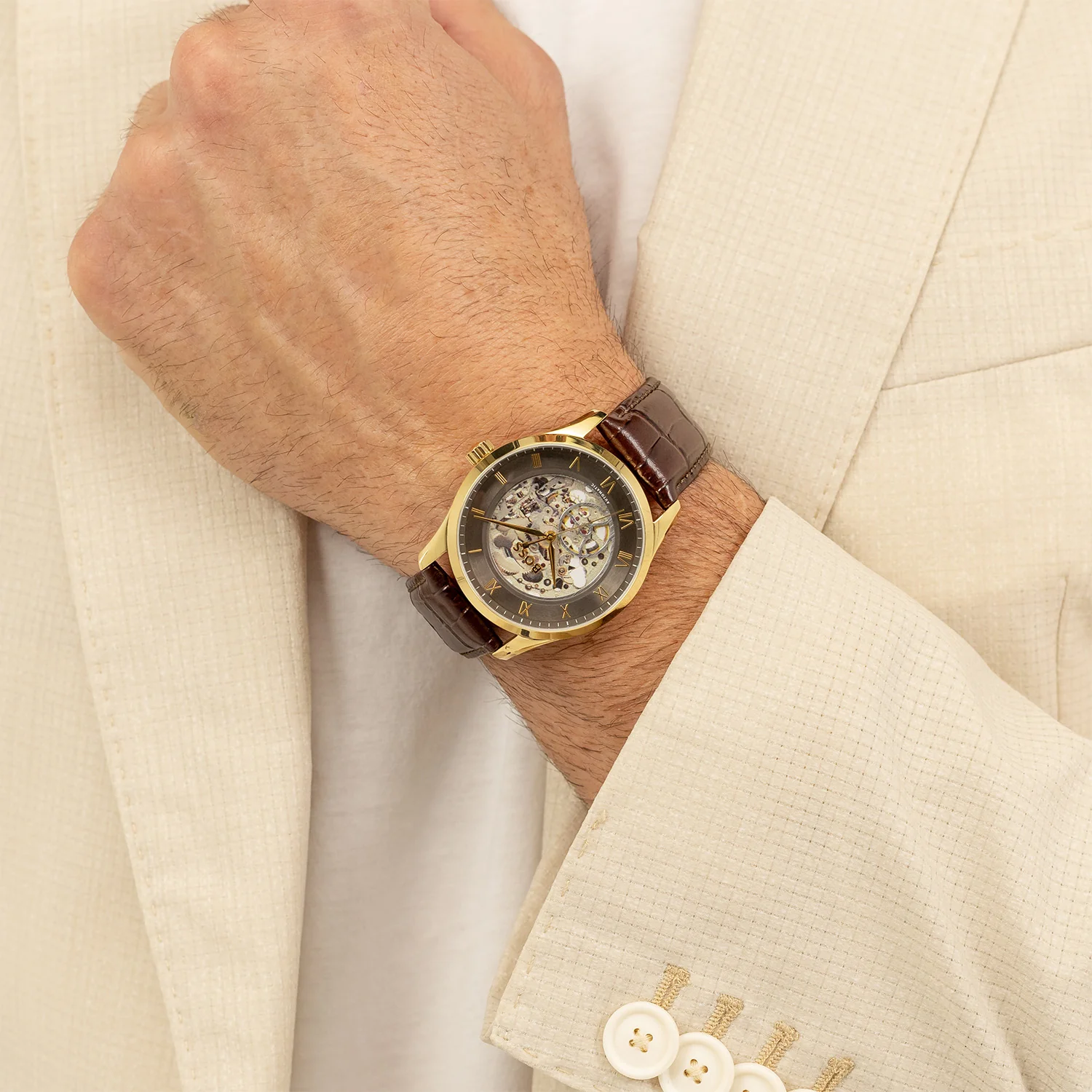 Hugo Boss Principe Skeleton Herrenuhr HB1514235 - Image 2