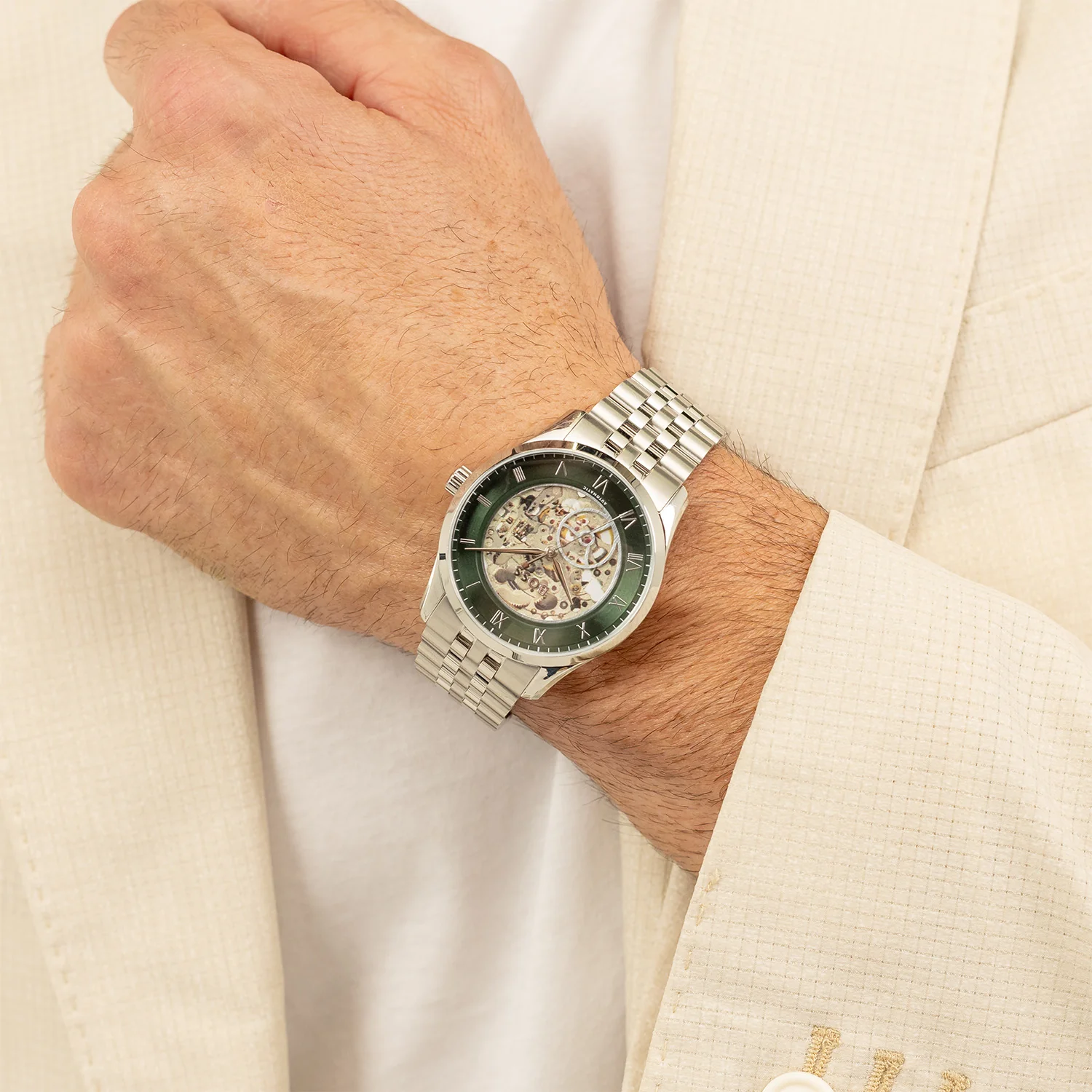 Hugo Boss Principe Skeleton Herrenuhr HB1514236 - Image 2