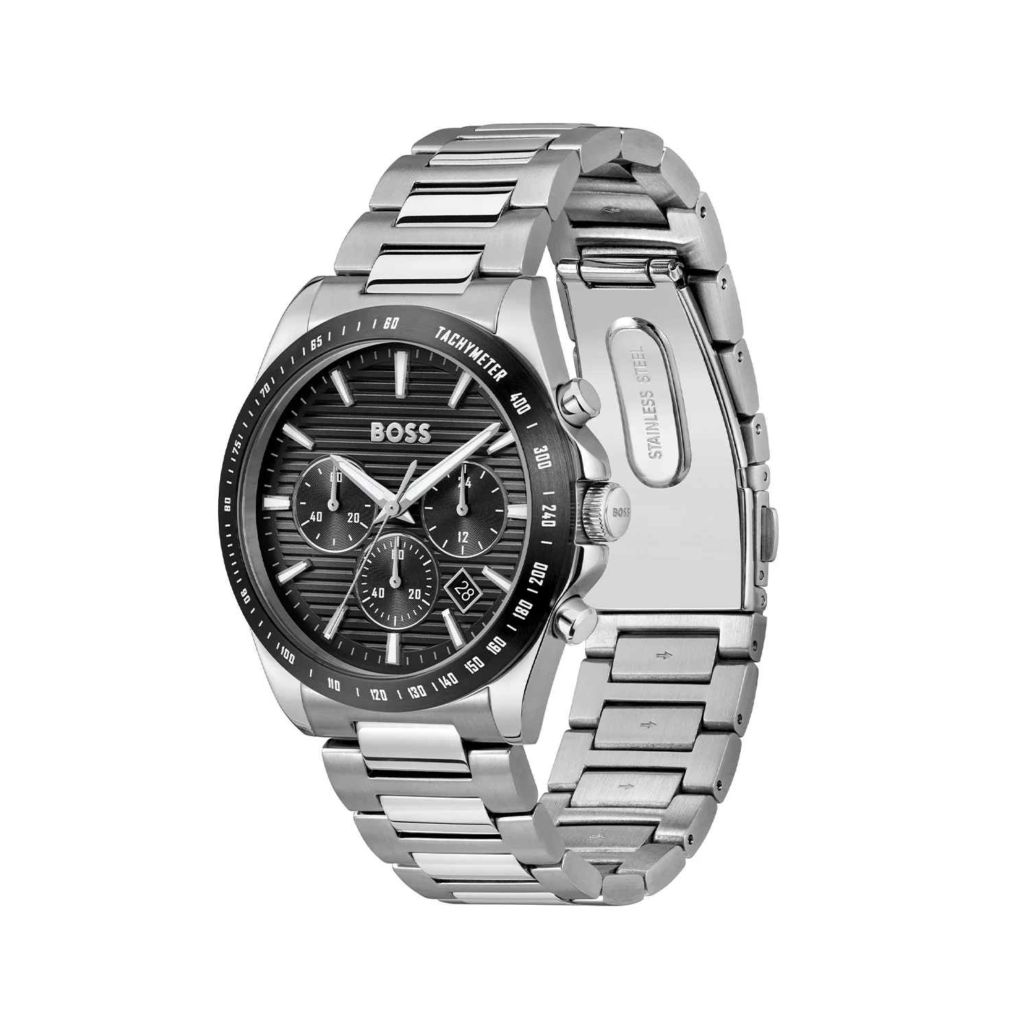 Hugo Boss Strike Chrono Silberne Herrenuhr HB1514290 - Image 2