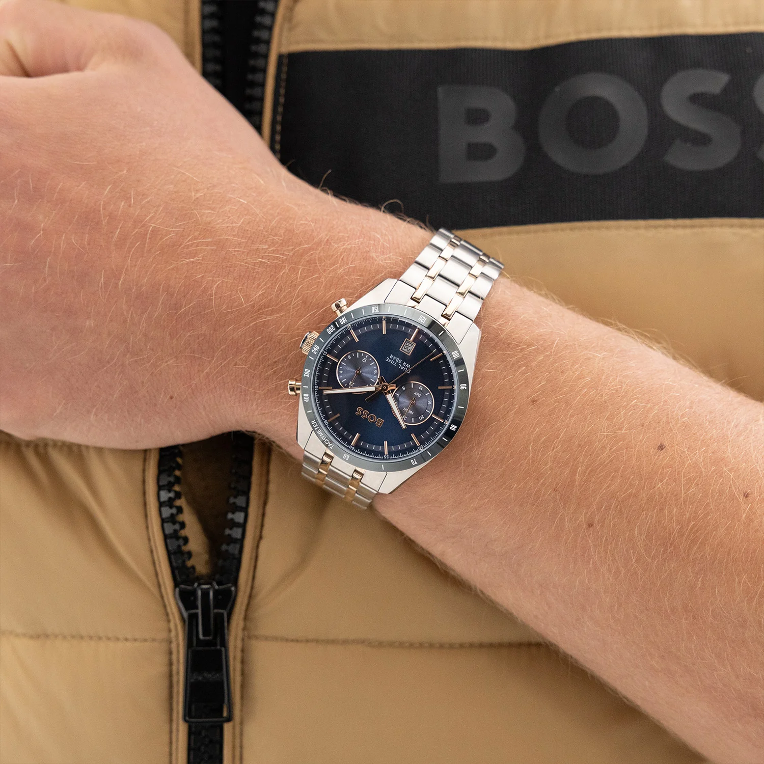 Hugo Boss Tourmaster Silberne Herrenuhr HB1514288 - Image 3