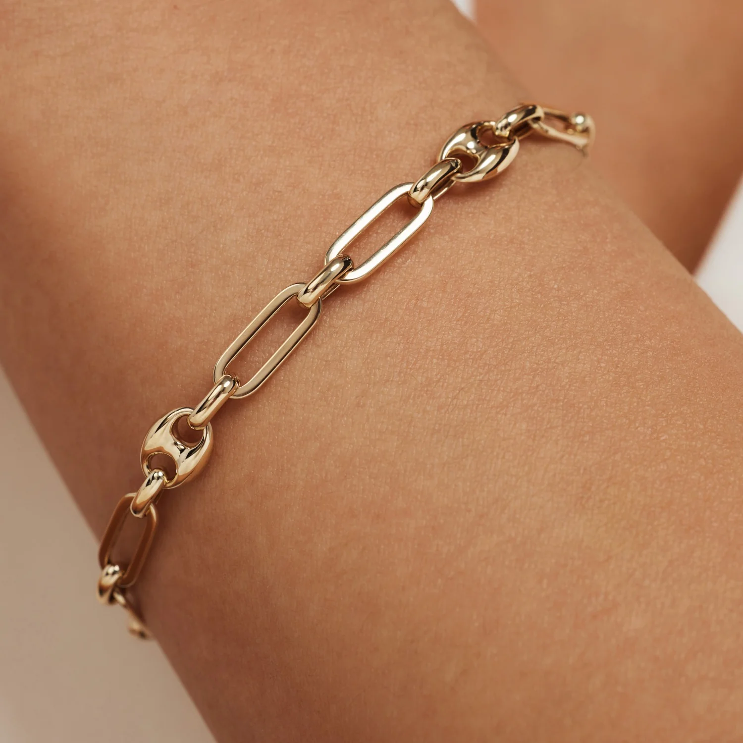 Isabel Bernard Aidee Demie 14 Karat | Gold Kettenarmband IB320095 - Image 2