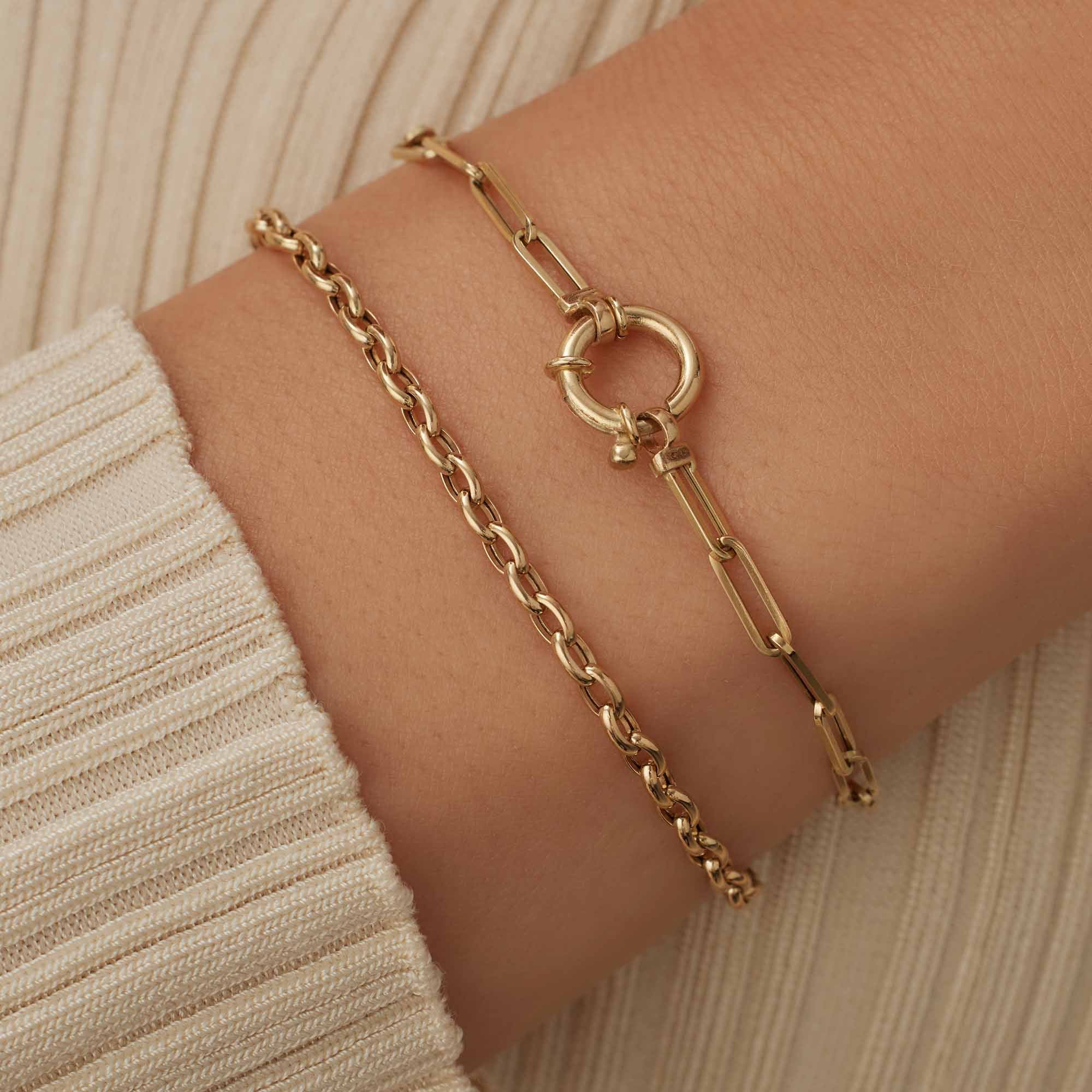 Isabel Bernard Aidee Odile 14 Karat | Gold Kette Armband IB320128 - Image 2
