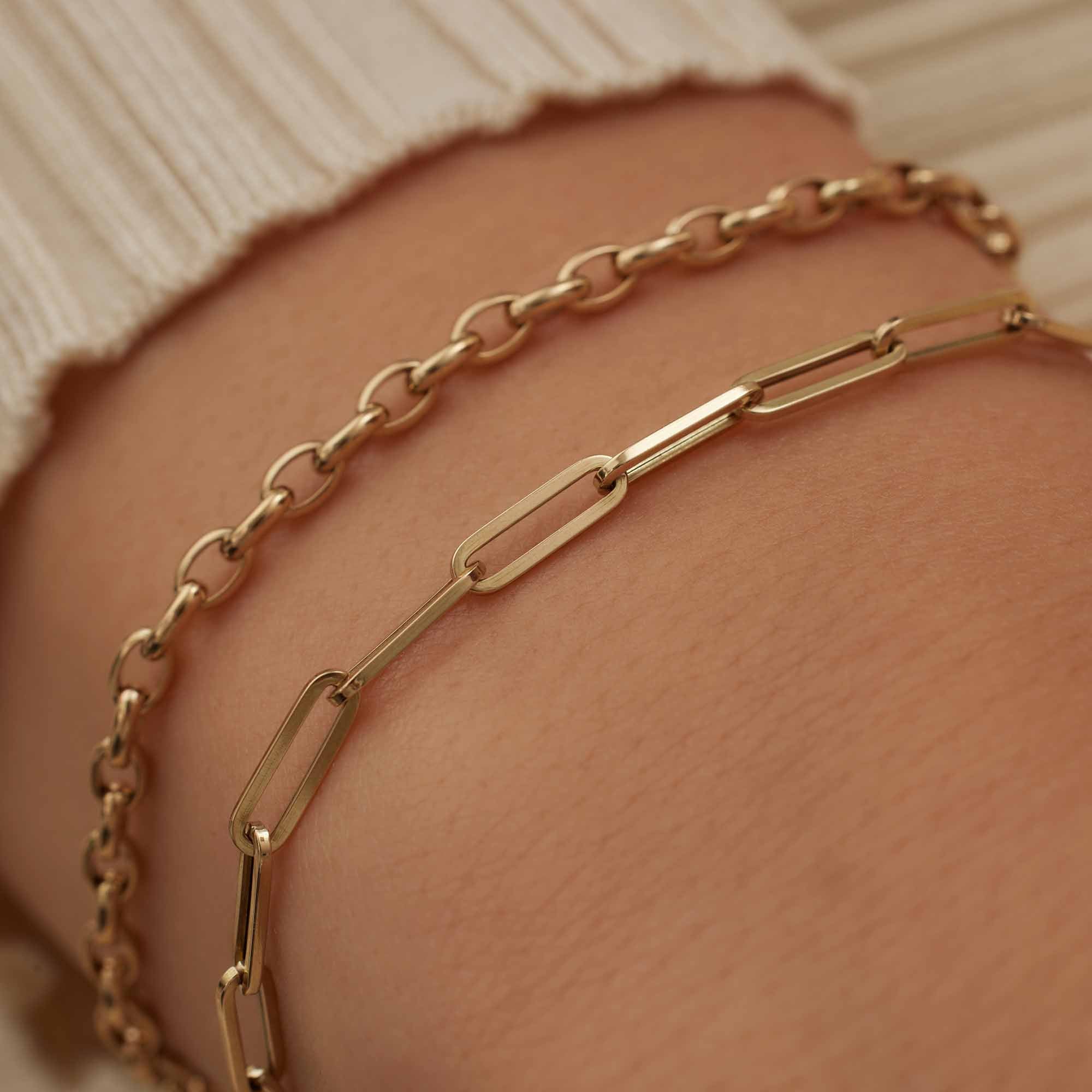 Isabel Bernard Aidee Odile 14 Karat | Gold Kette Armband IB320128 - Image 4