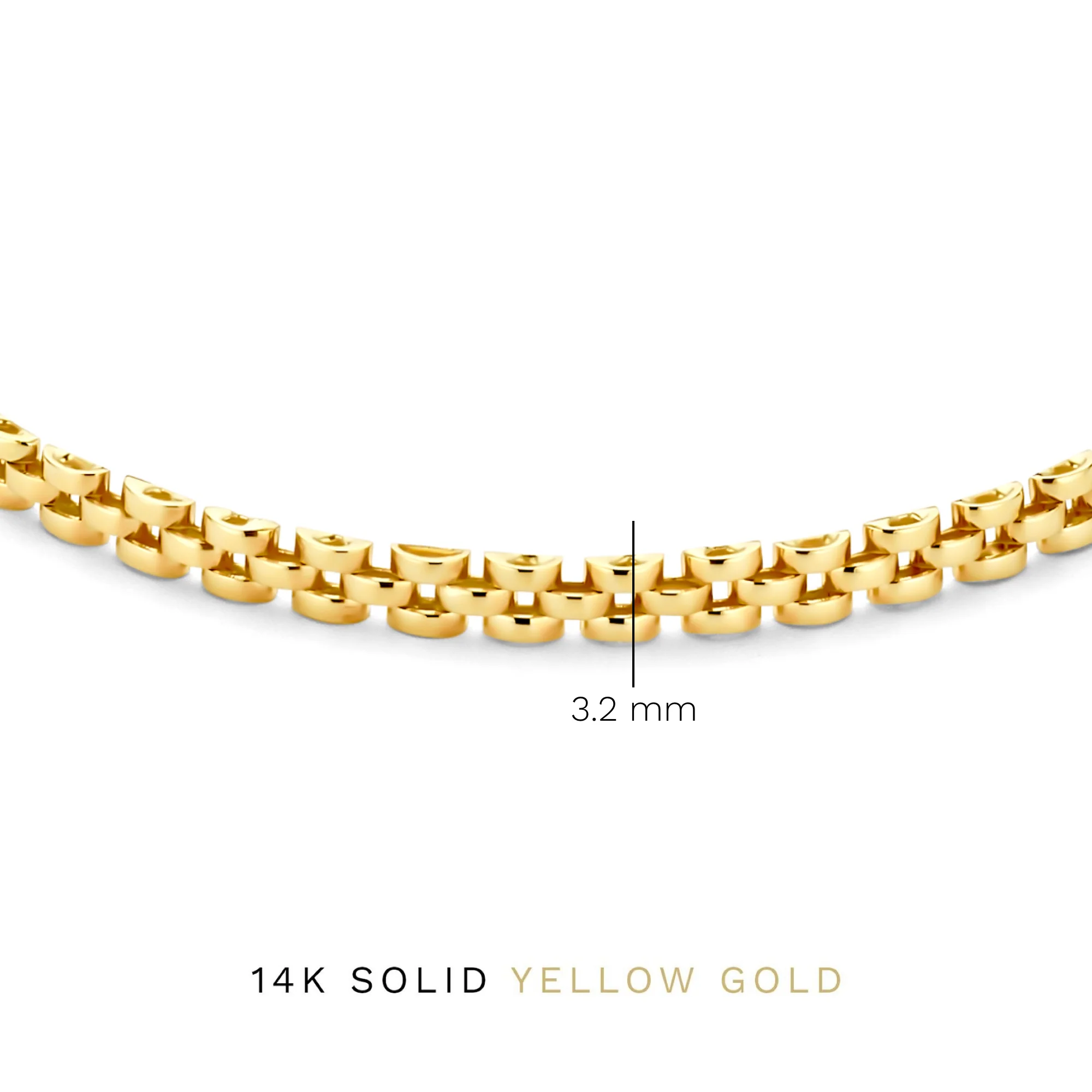 Isabel Bernard Aidee Rosine 14 Karat | Gold Kette Armband IB320137 - Image 6