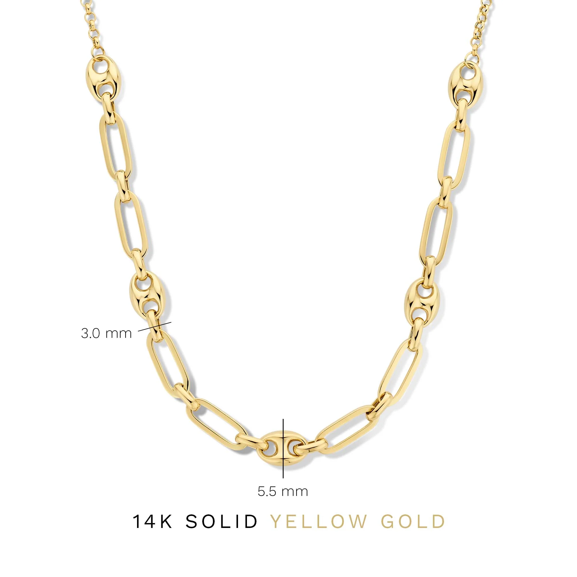 Isabel Bernard Aidee Demie 14 Karat | Gold Halskette IB340117 - Image 8