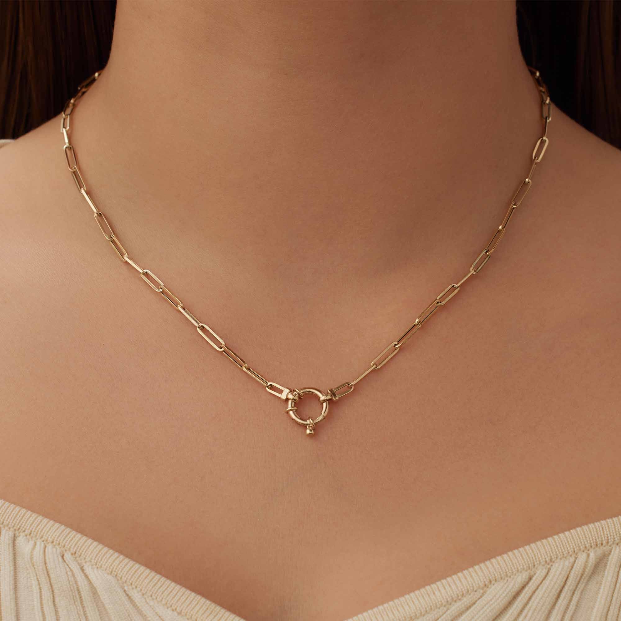 Isabel Bernard Aidee Odile 14 Karat | Gold Kette Halskette IB340160 - Image 2