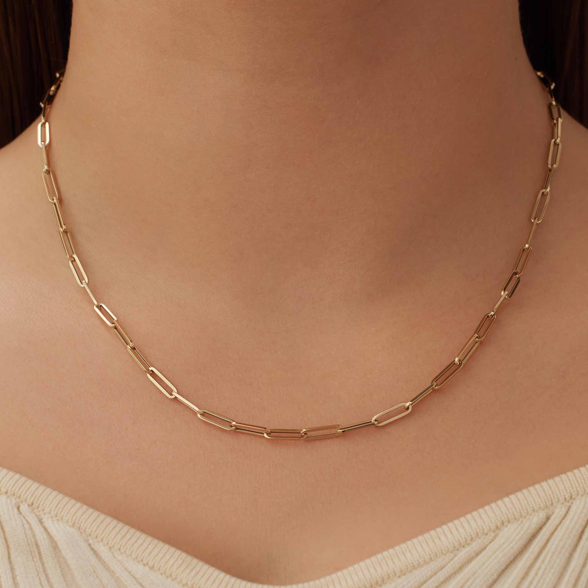 Isabel Bernard Aidee Odile 14 Karat | Gold Kette Halskette IB340160 - Image 3