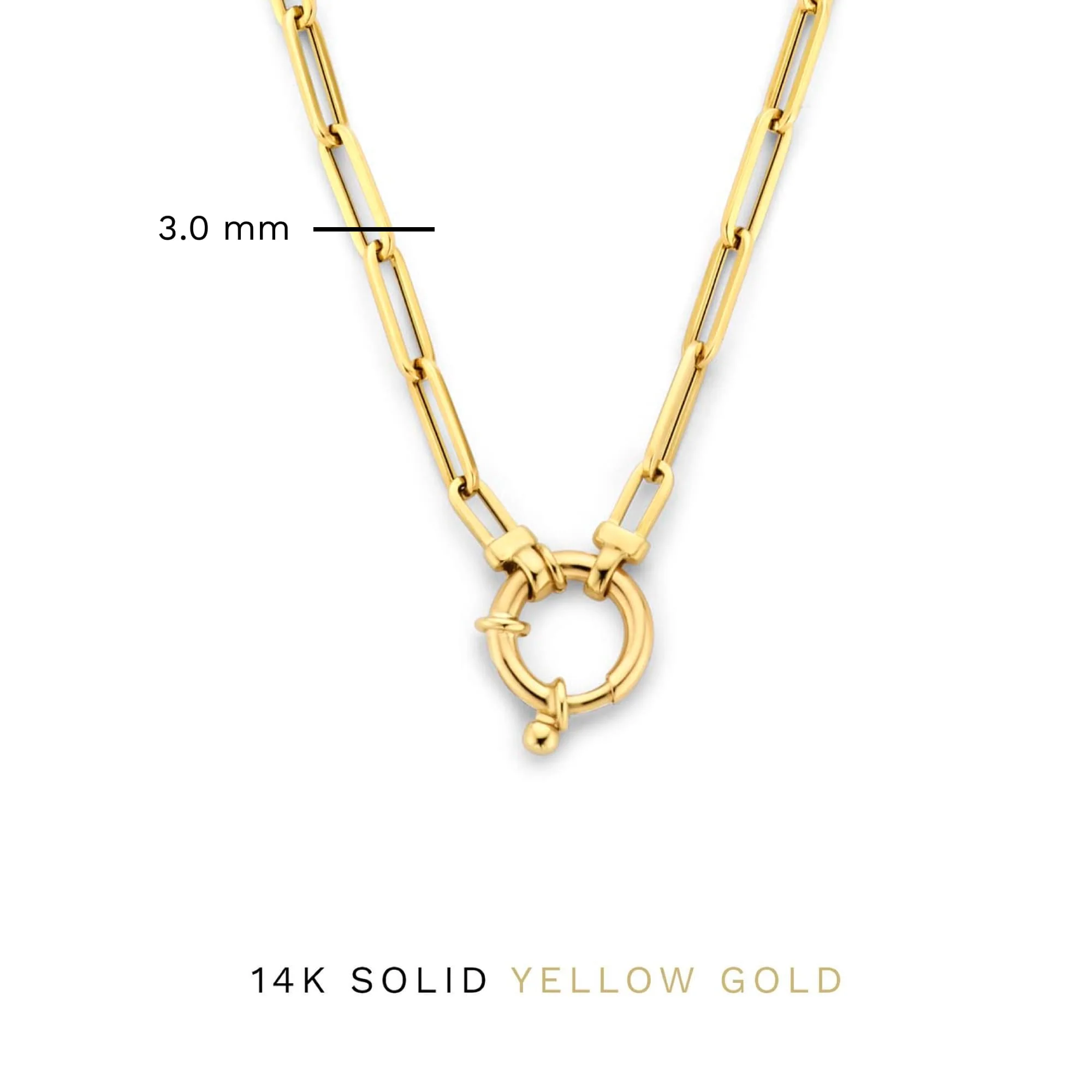 Isabel Bernard Aidee Odile 14 Karat | Gold Kette Halskette IB340160 - Image 8