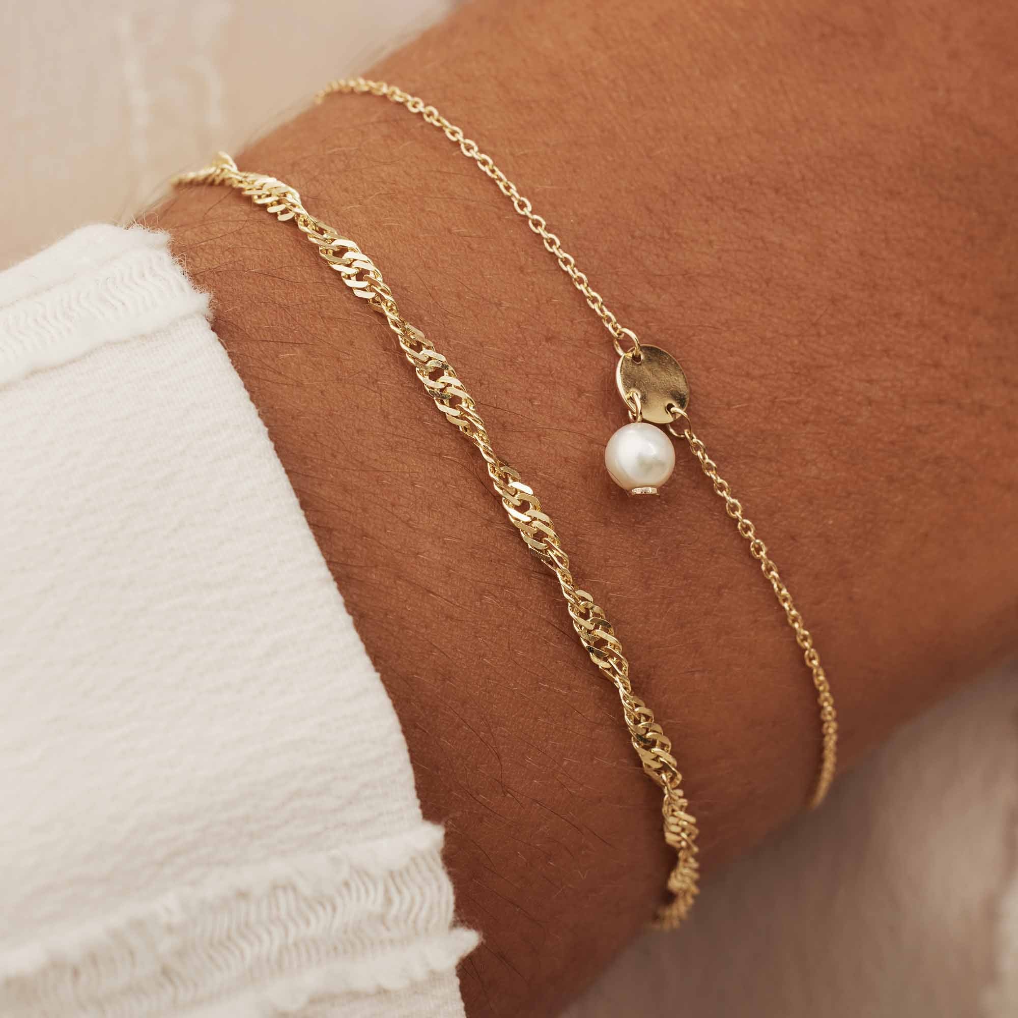 Isabel Bernard Belleville damen Armband 585 Gold IB320020 - Image 3