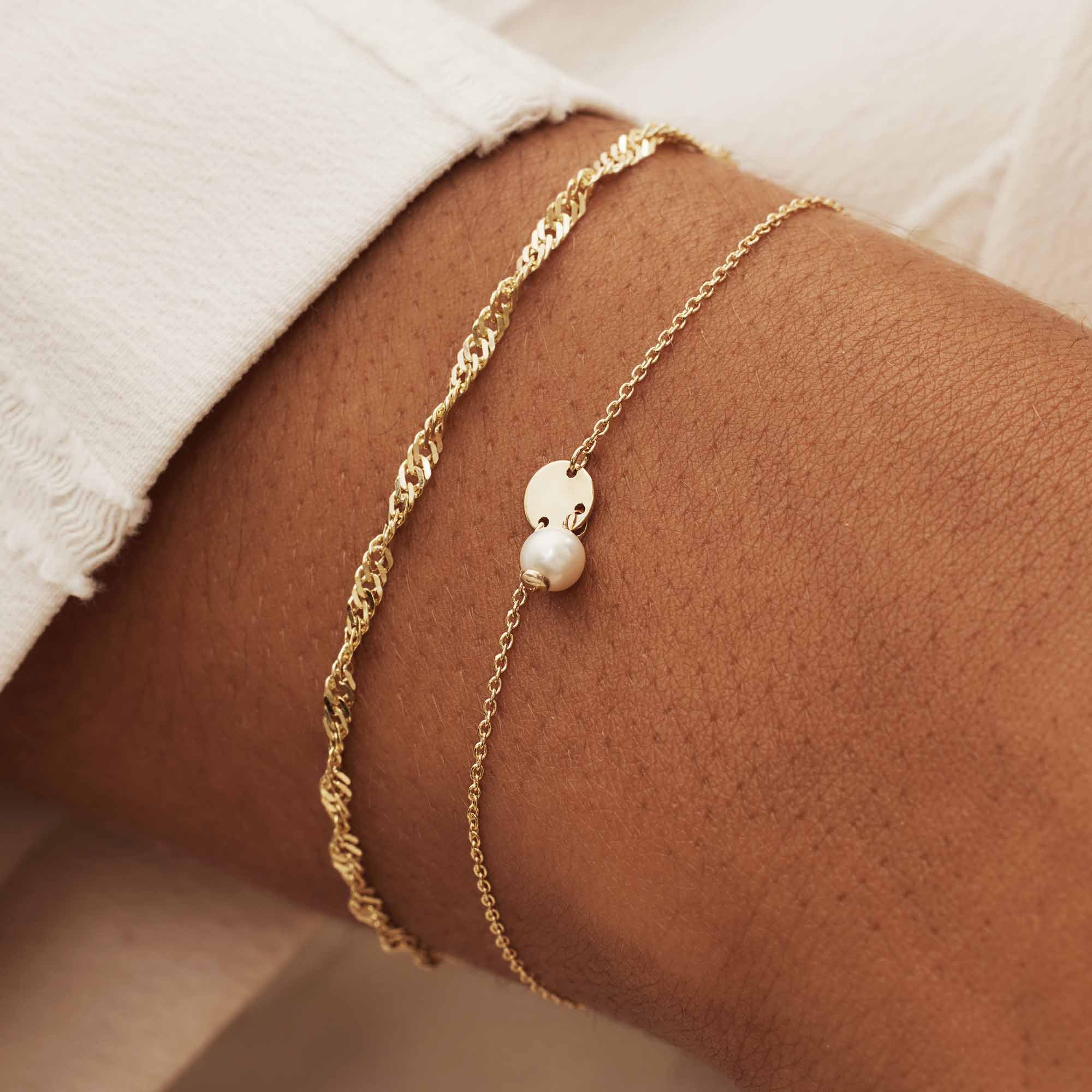 Isabel Bernard Belleville damen Armband 585 Gold IB320020 - Image 4