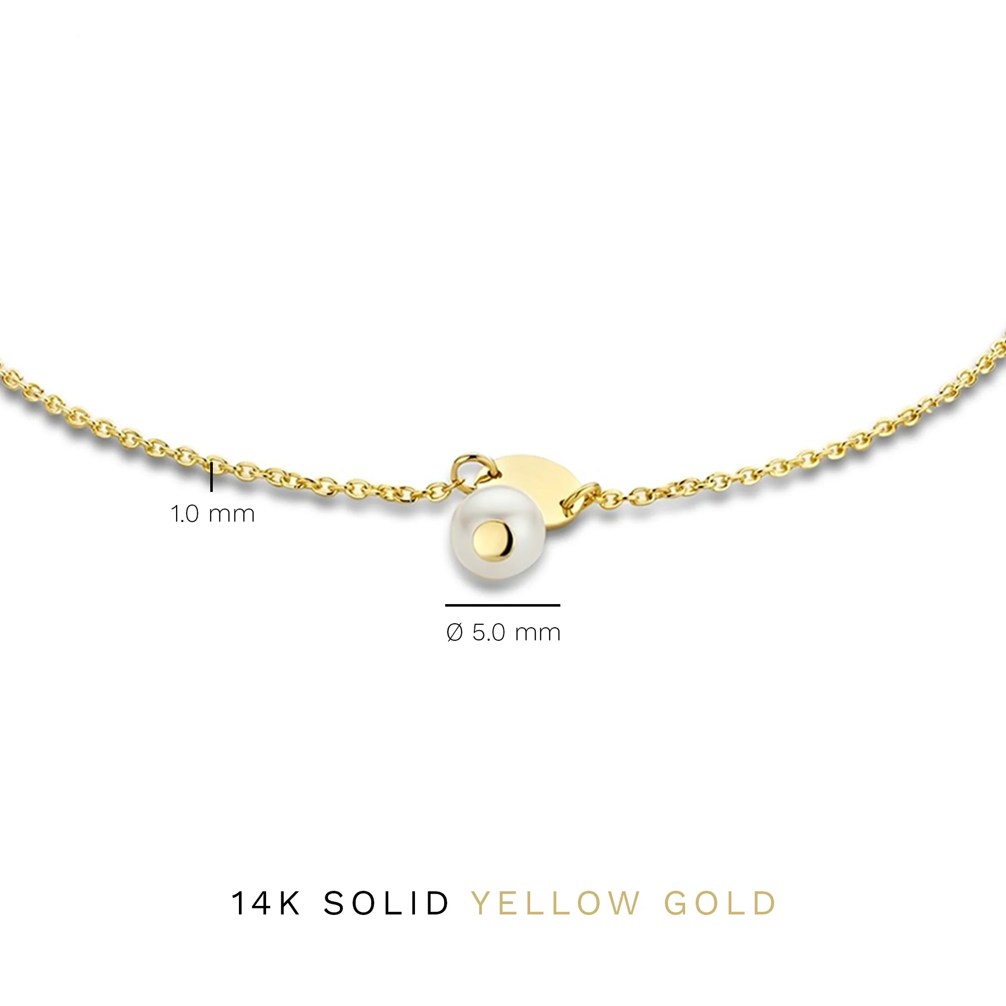 Isabel Bernard Belleville damen Armband 585 Gold IB320020 - Image 5