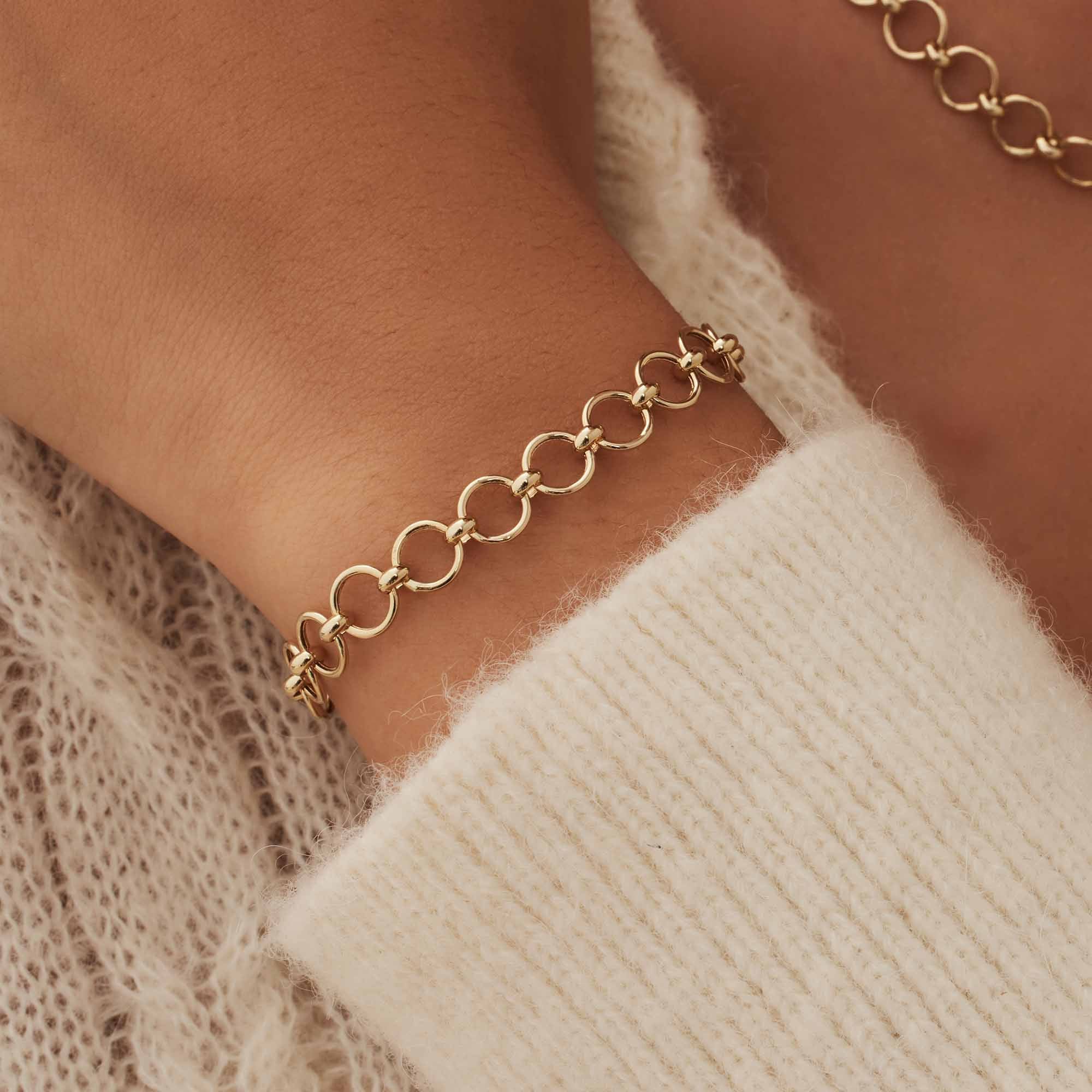 Isabel Bernard Belleville Axelle 14 Karat | Gold Kette Armband IB320136 - Image 3