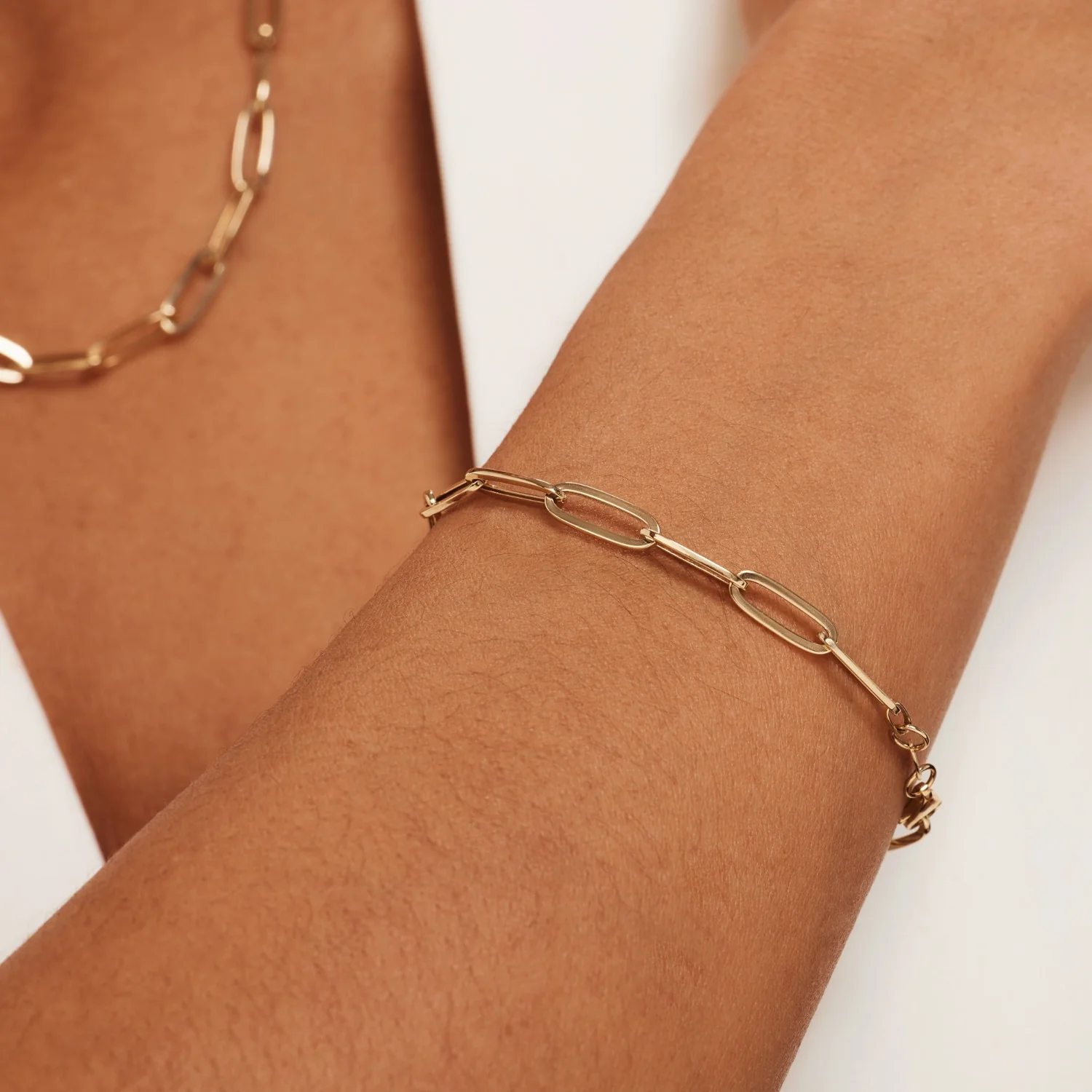 Isabel Bernard Cadeau d'Isabel 14 karat Gold Halskette und Armband Geschenksets IB90170 - Image 8
