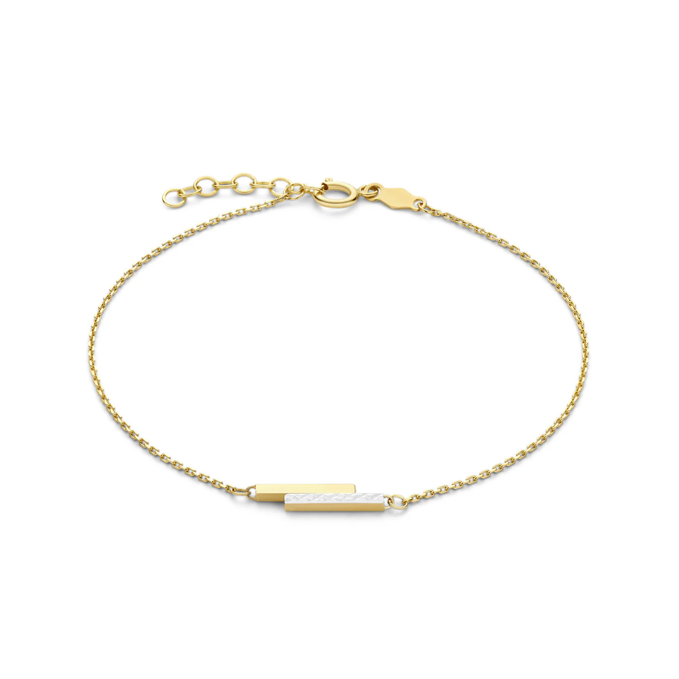 Isabel Bernard Cadeau d'Isabel 14 Karat Gold Halskette und Armband Geschenkset mit Stäbchen IB90189 - Image 5