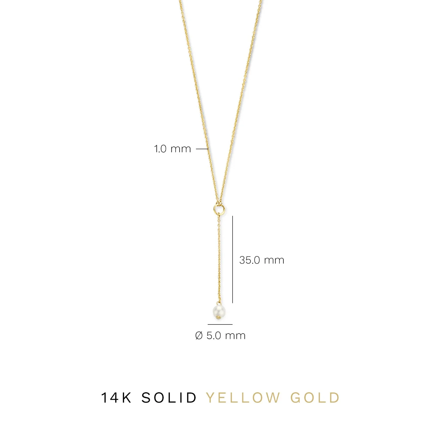 Isabel Bernard Cadeau d'Isabel 14 Karat Gold Halskette und Ohrstecker Geschenkset mit Süßwasserperlen IB90182 - Image 9