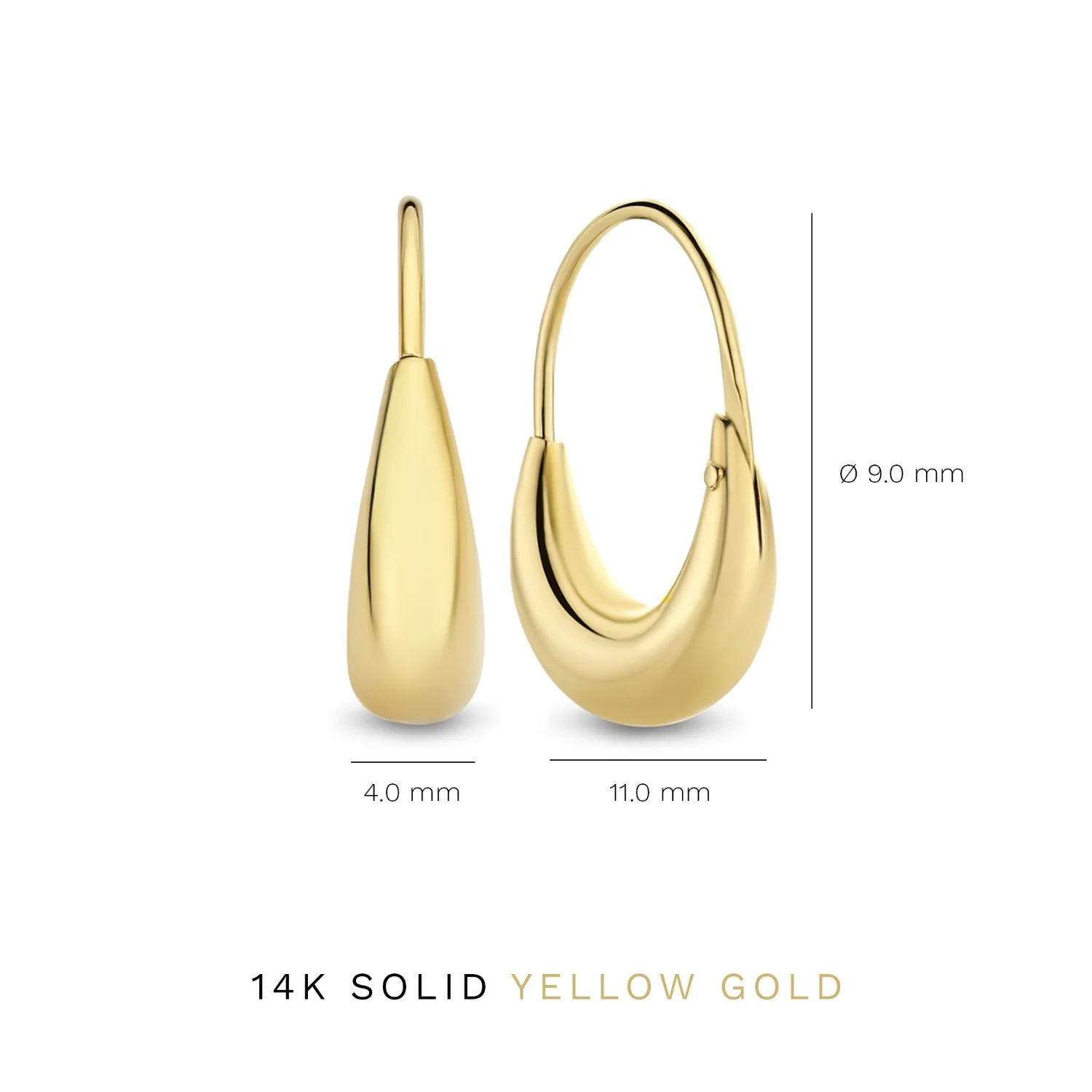 Isabel Bernard Cadeau d'Isabel 14 Karat Gold Ohrring-Set IB90175 - Image 7