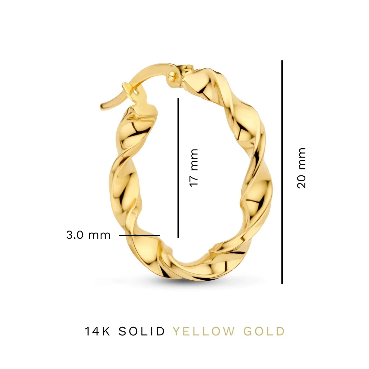 Isabel Bernard Cadeau d'Isabel 14 Karat Gold Ohrring-Set IB90176 - Image 6