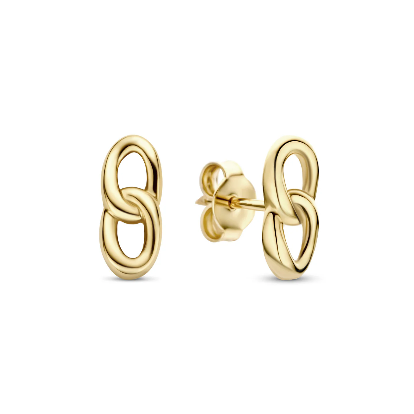 Isabel Bernard Cadeau d'Isabel 14 Karat Gold Ohrring-Set mit Ketten IB90183 - Image 4