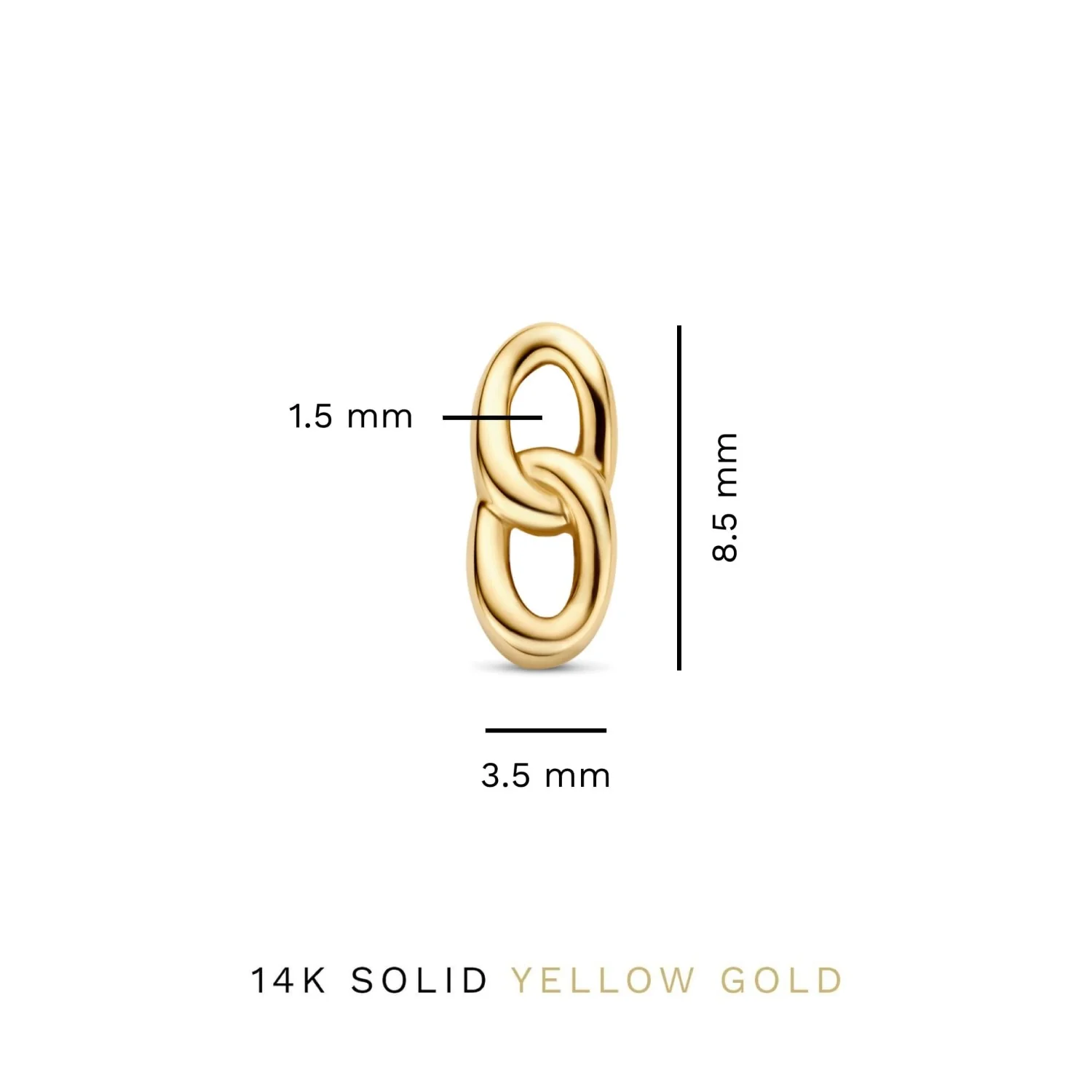 Isabel Bernard Cadeau d'Isabel 14 Karat Gold Ohrring-Set mit Ketten IB90183 - Image 7