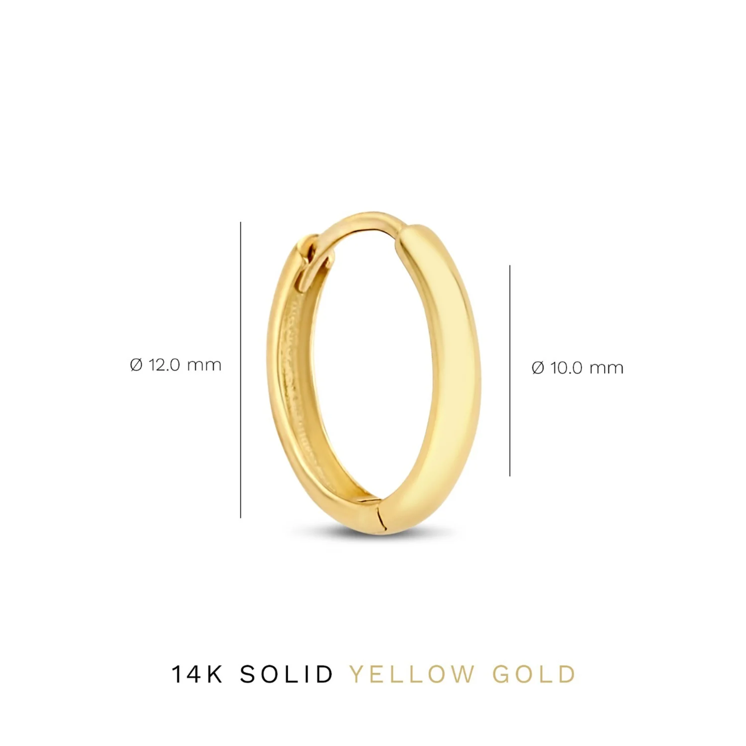 Isabel Bernard Cadeau d'Isabel 14 Karat Gold Ohrring-Set mit Zirkonia IB90188 - Image 7
