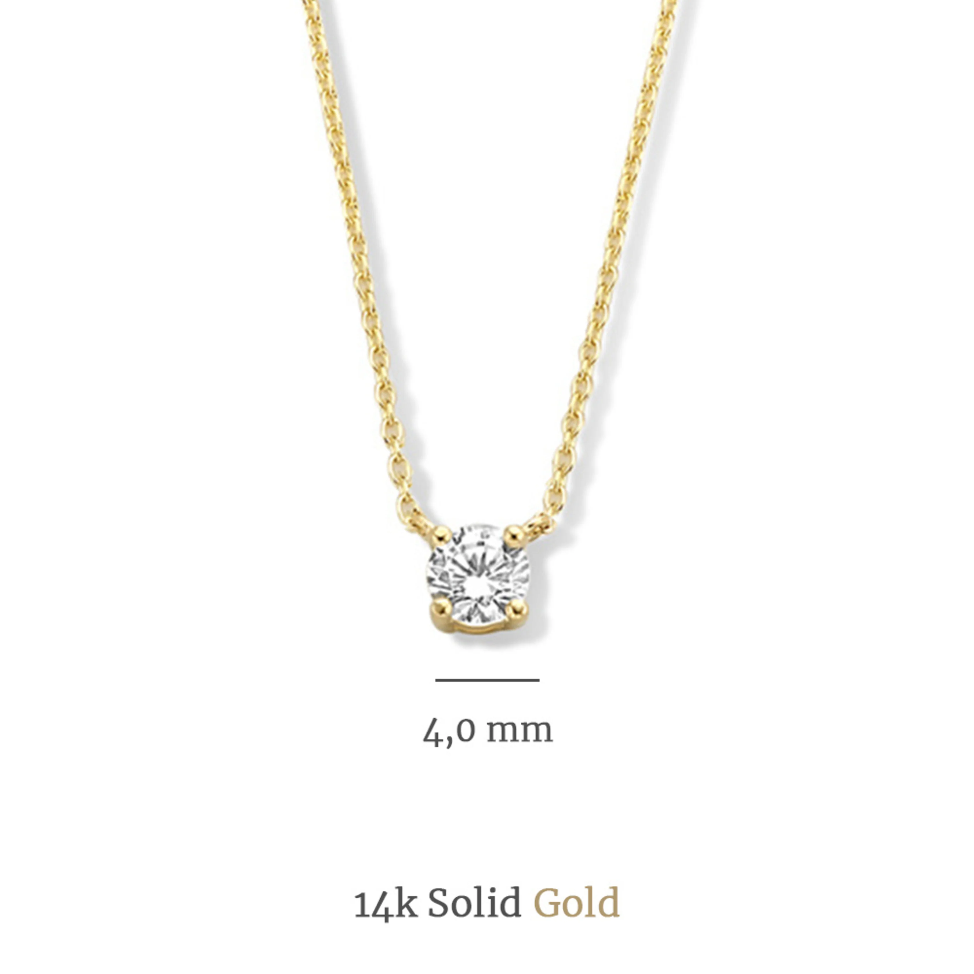 Isabel Bernard Cadeau d'Isabel 14 Karat | Gold Halskette und Armband Geschenksets IB90029 - Image 10