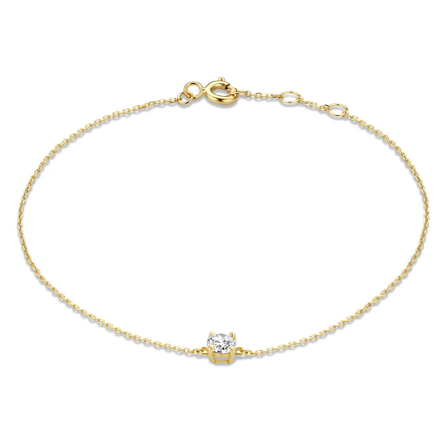 Isabel Bernard Cadeau d'Isabel 14 Karat | Gold Halskette und Armband Geschenksets IB90029 - Image 9