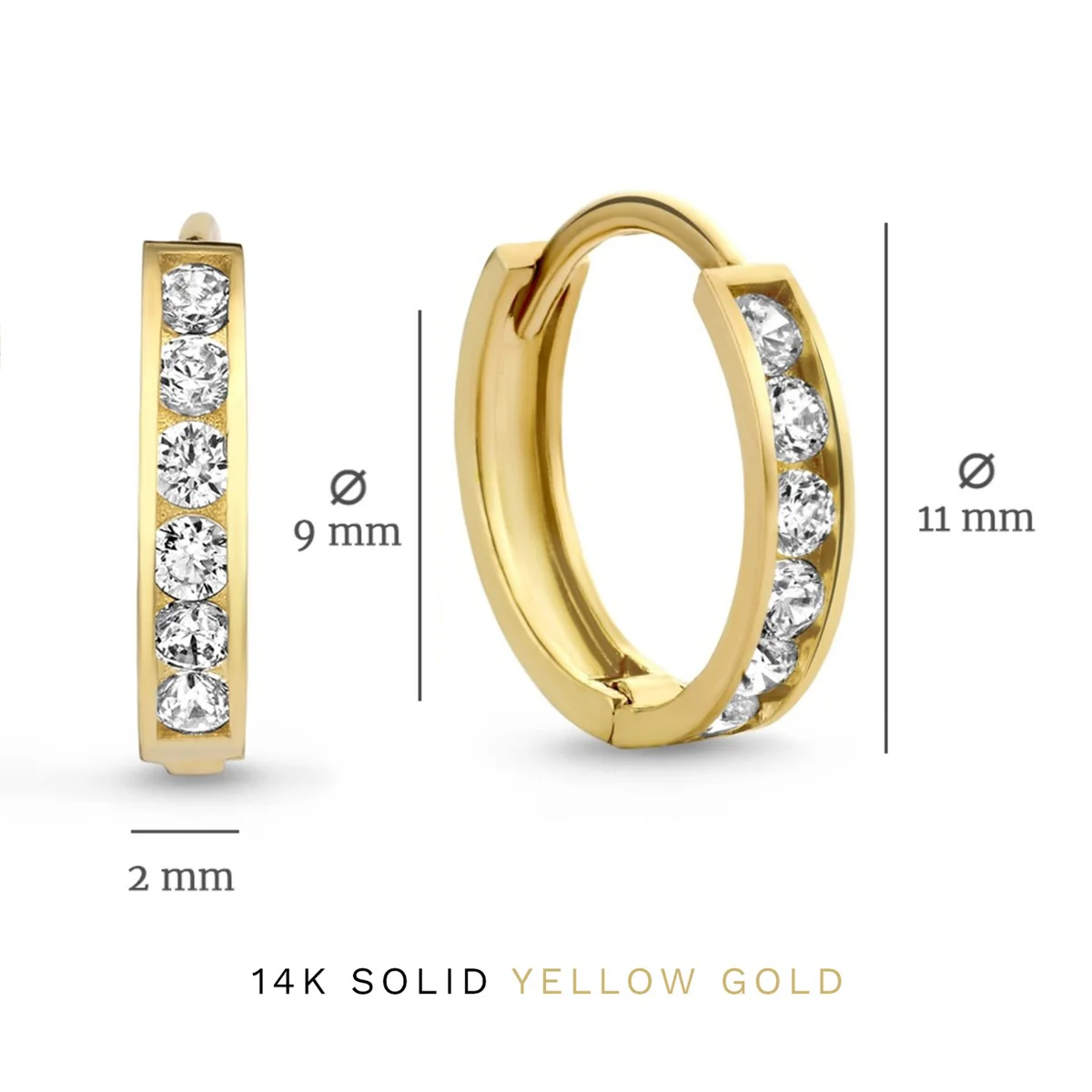 Isabel Bernard Cadeau d'Isabel 14 Karat | Gold Earparty Geschenksets IB90054 - Image 8